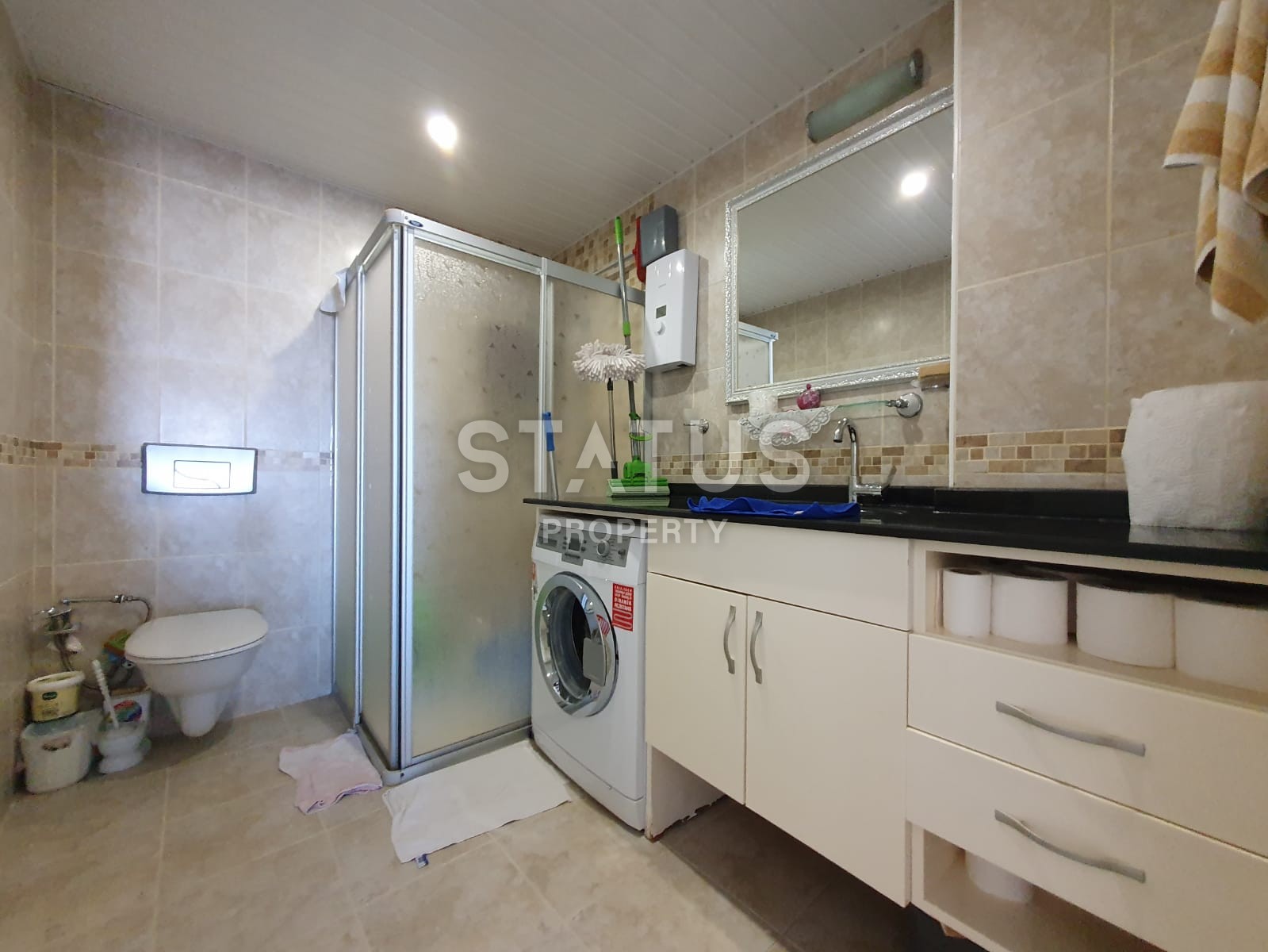 Трехкомнатные апартаменты с видом на море в Махмутларе, 120 м2 фото 16