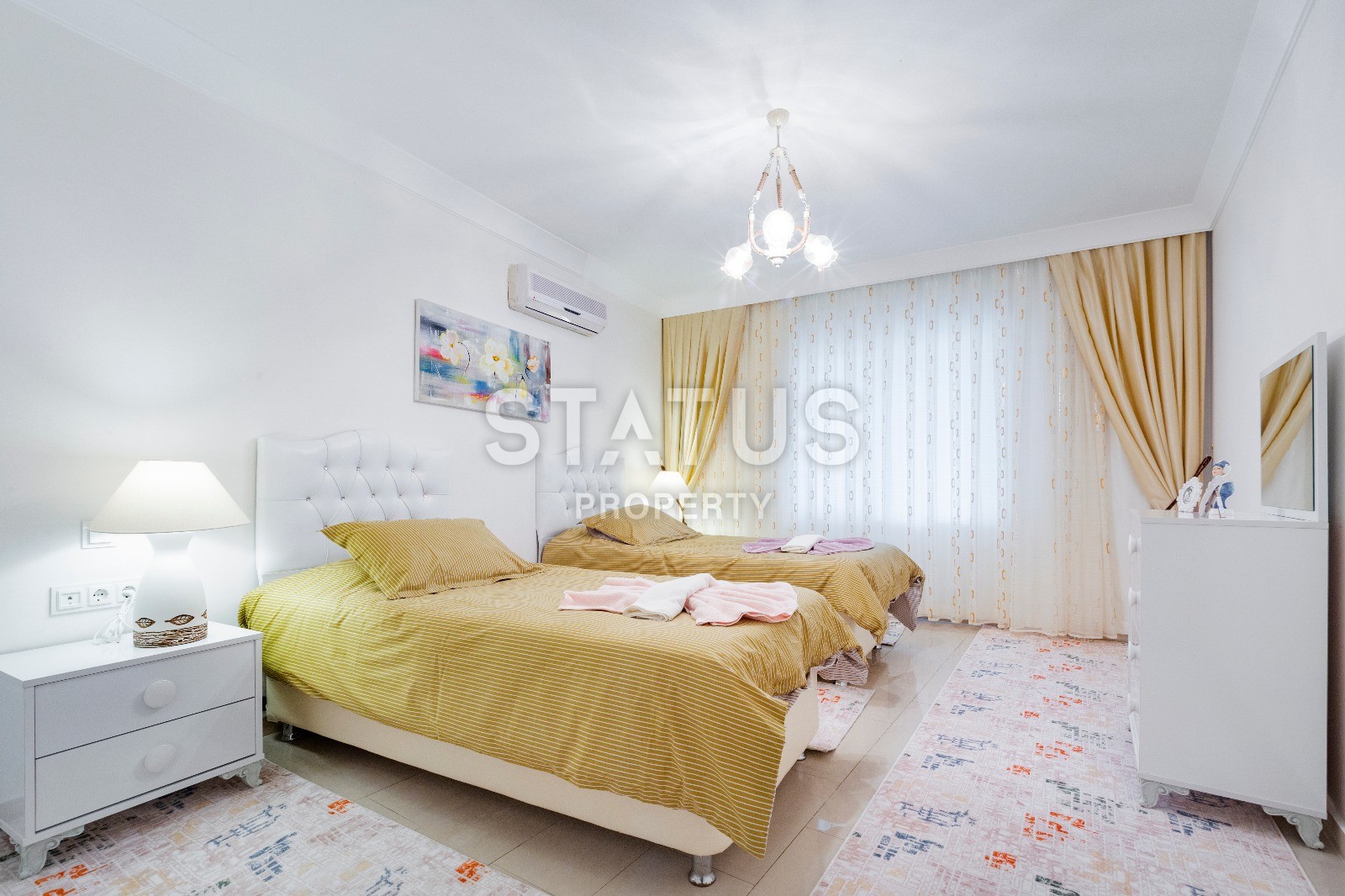 Прекрасная меблированная трехкомнатная квартира в элитном комплексе района Махмутлар фото 8