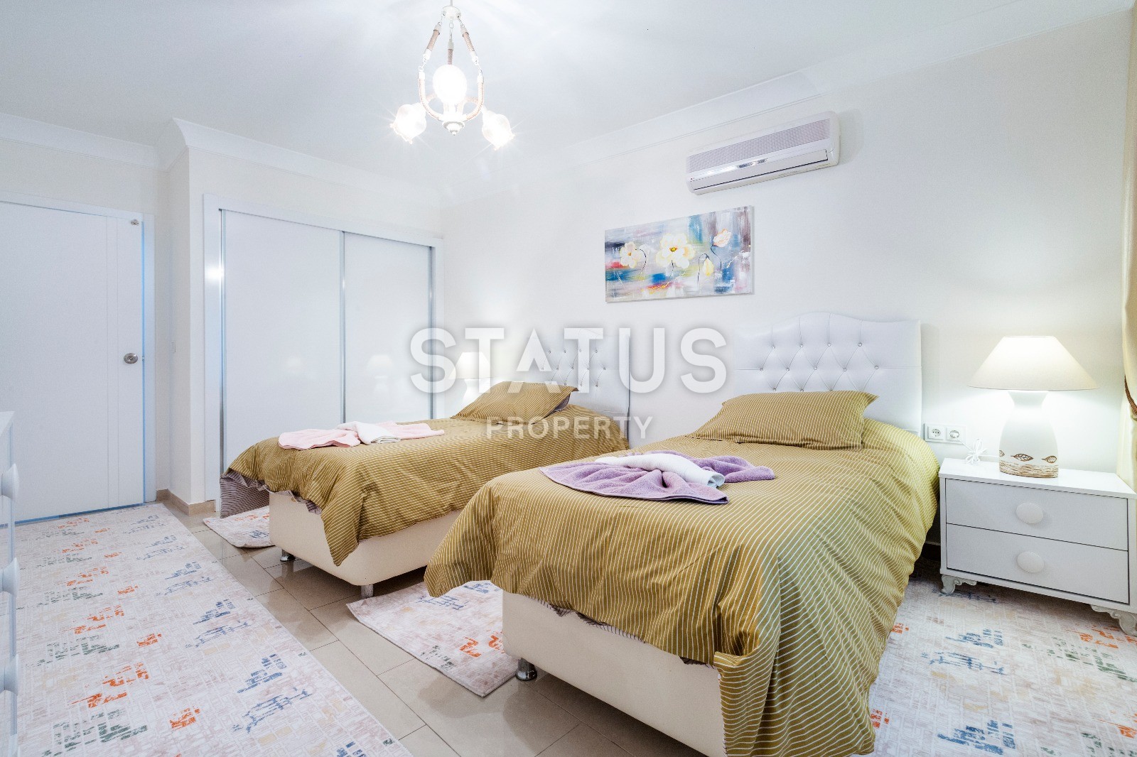 Прекрасная меблированная трехкомнатная квартира в элитном комплексе района Махмутлар фото 9