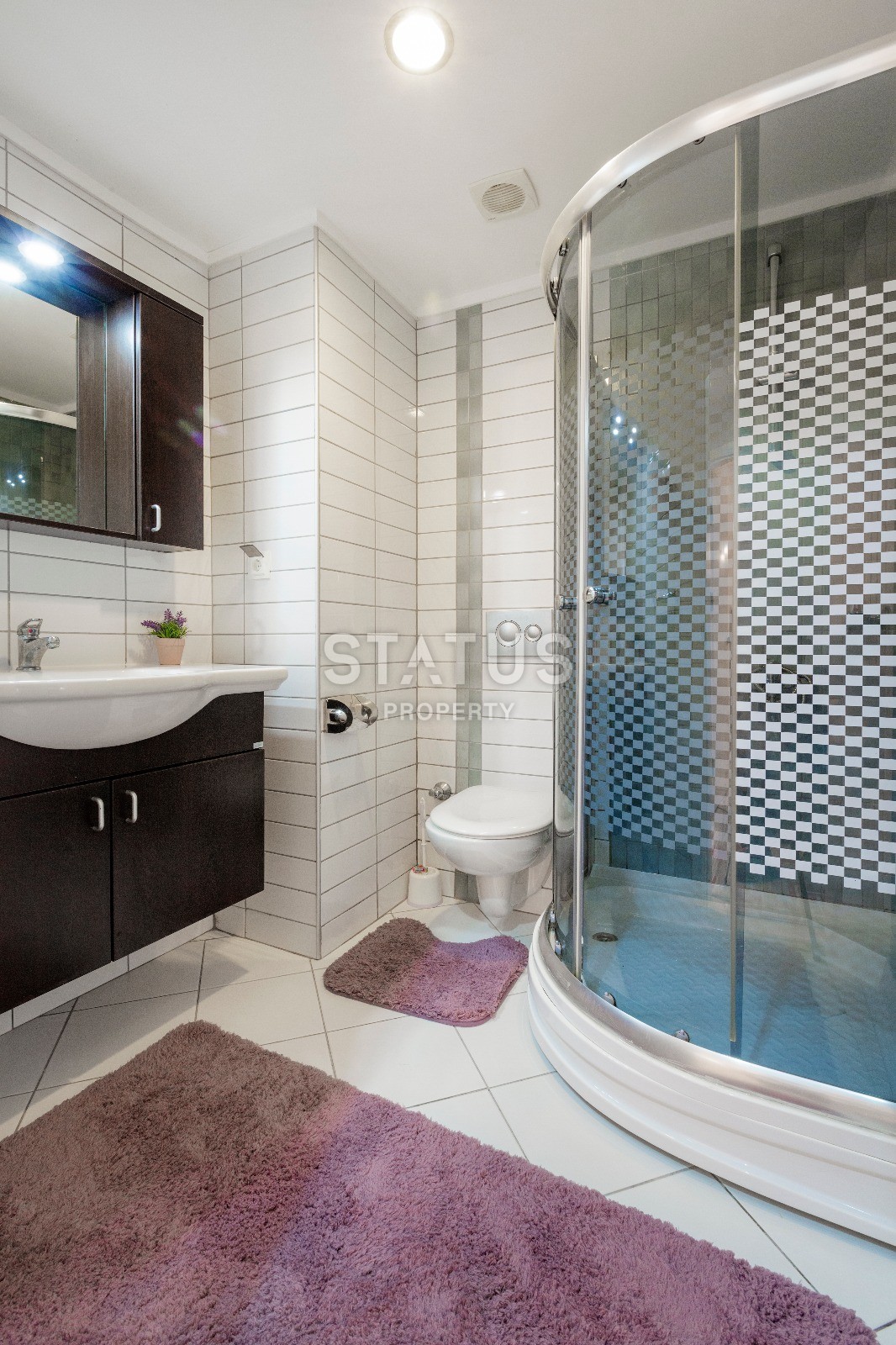 Прекрасная меблированная трехкомнатная квартира в элитном комплексе района Махмутлар фото 11