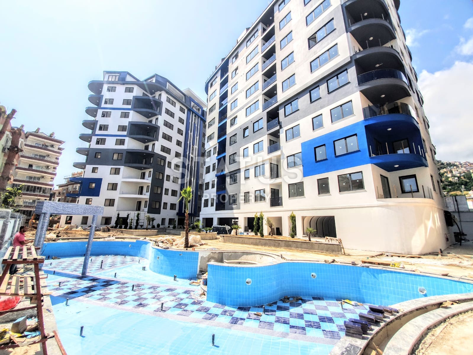 Новая трехкомнатная квартира в комплексе в центре Аланьи фото 6