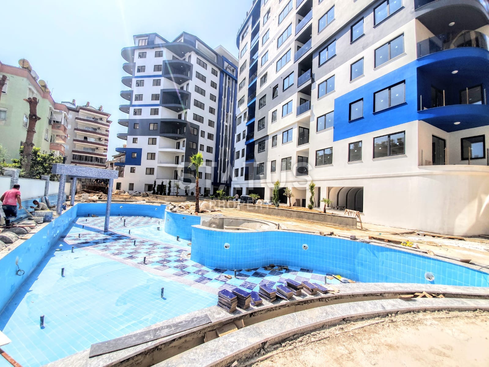 Новая трехкомнатная квартира в комплексе в центре Аланьи фото 8