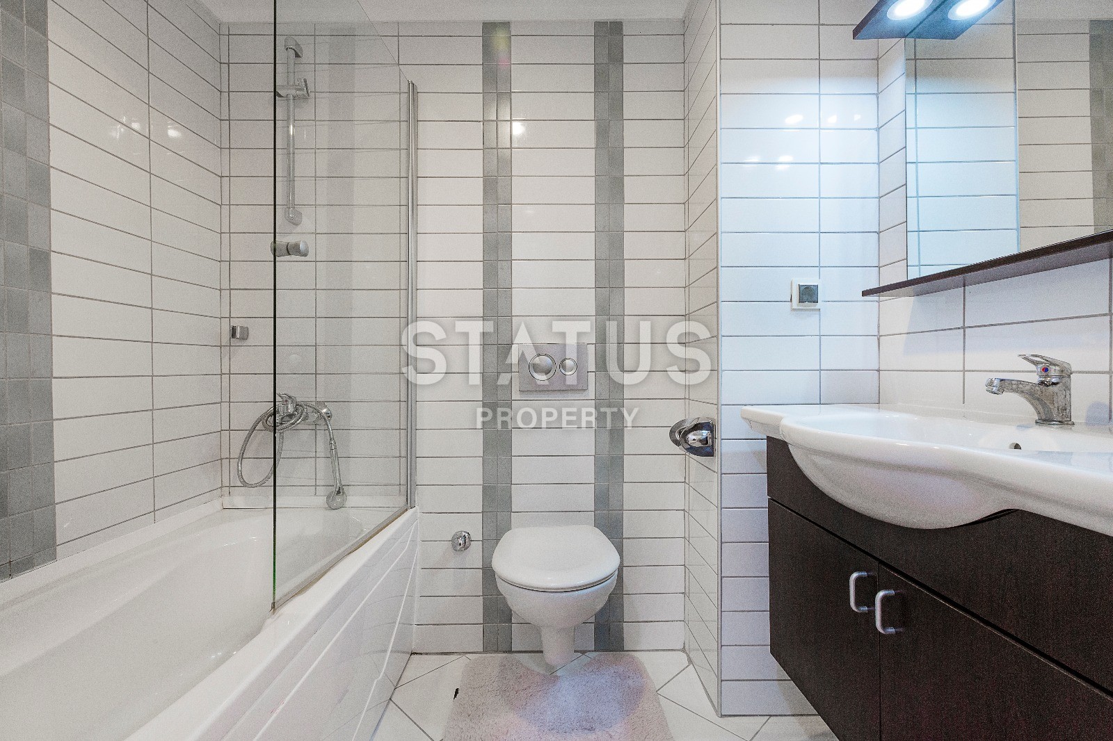 Прекрасная меблированная трехкомнатная квартира в элитном комплексе района Махмутлар фото 14