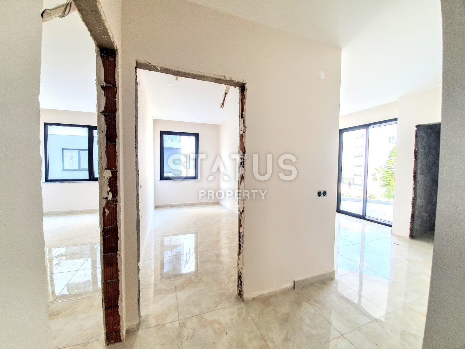 Новая трехкомнатная квартира в комплексе в центре Аланьи фото 12