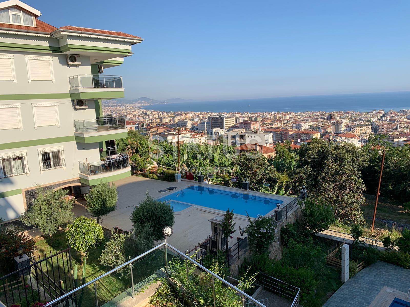 Stunning garden dublex with a gorgeous view of the sea and the fortress of Alanya фото 29