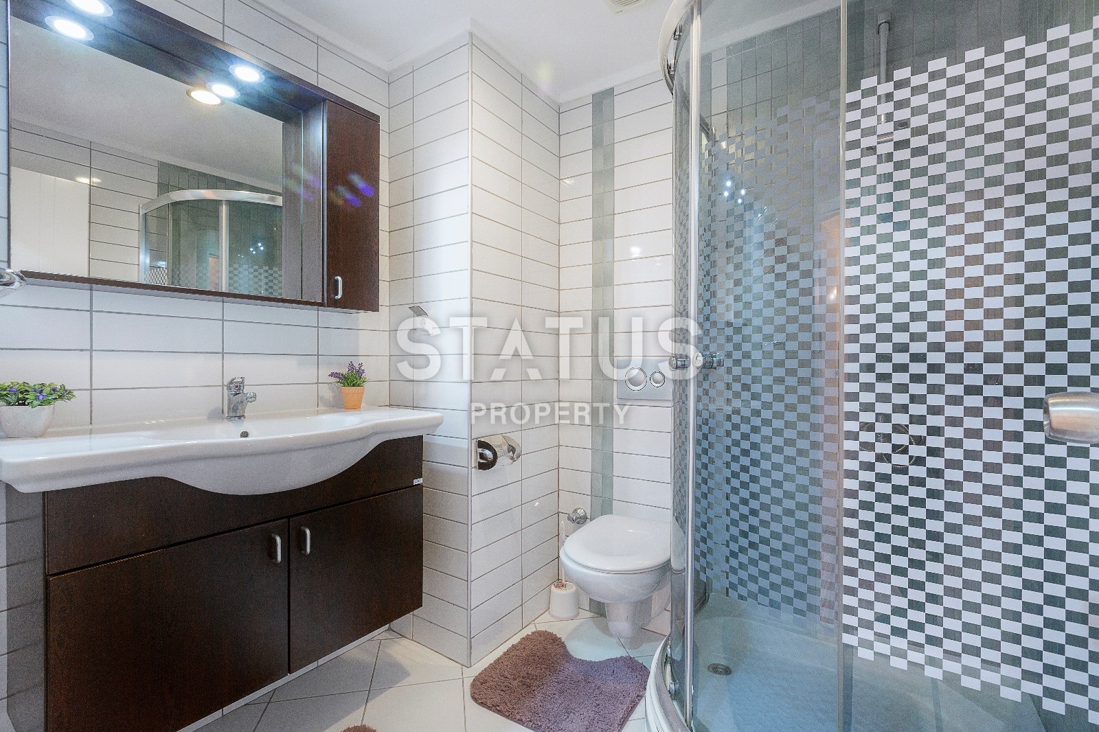 Прекрасная меблированная трехкомнатная квартира в элитном комплексе района Махмутлар фото 23