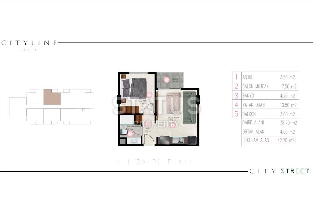 Новый инвестиционный проект в Оба с разными планировками и выгодными ценами фото 19