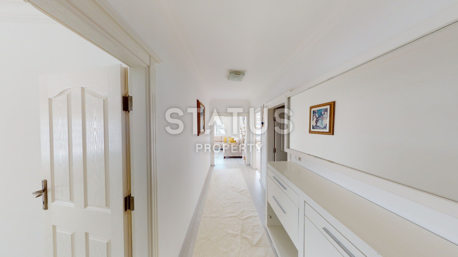 Excellent three-room apartment with a sea view! Avsallar. фото 7