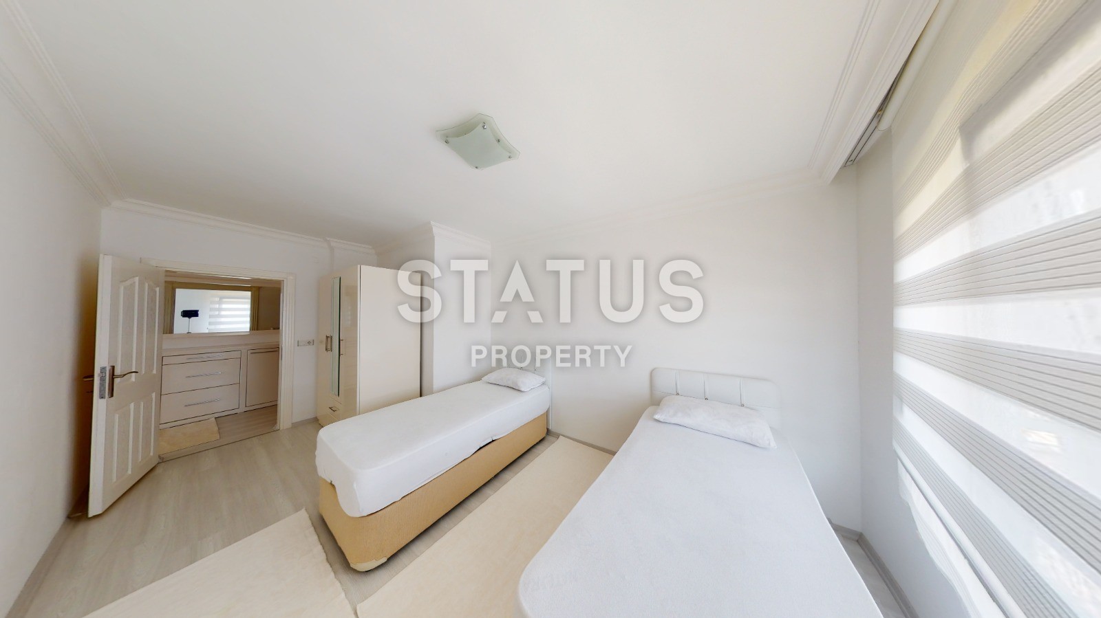 Excellent three-room apartment with a sea view! Avsallar. фото 8