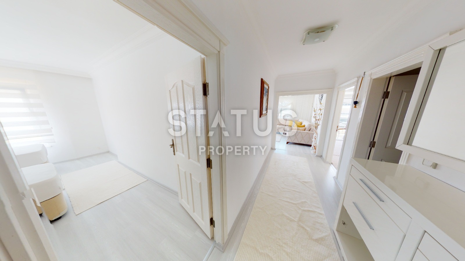 Excellent three-room apartment with a sea view! Avsallar. фото 10