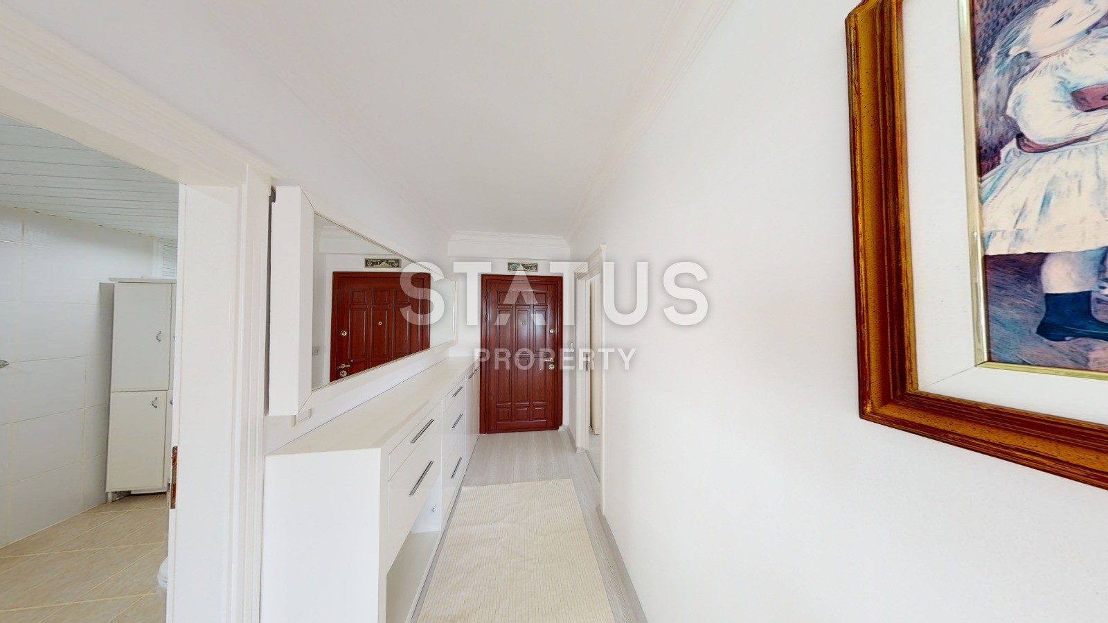 Excellent three-room apartment with a sea view! Avsallar. фото 12