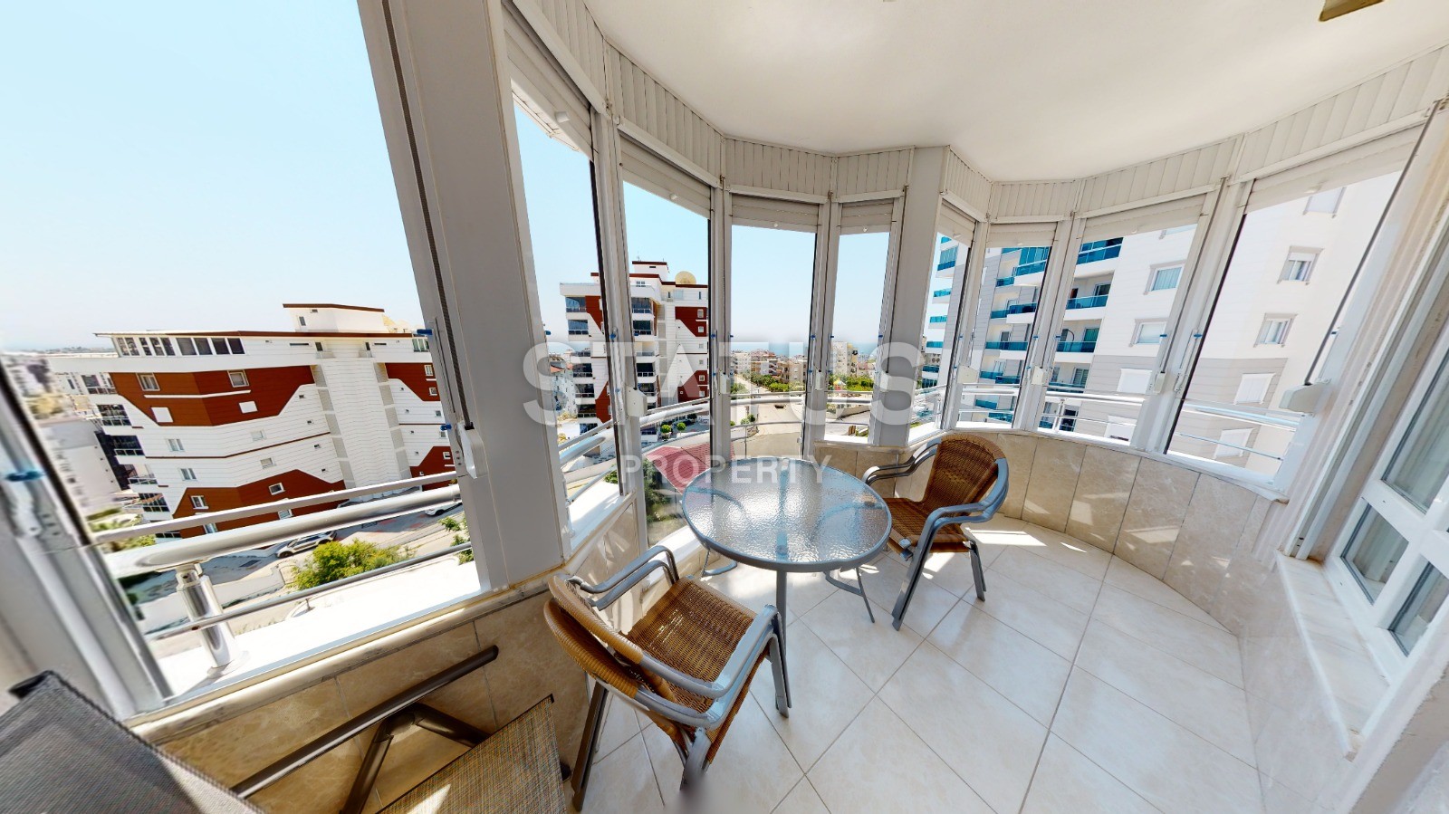 Excellent three-room apartment with a sea view! Avsallar. фото 16