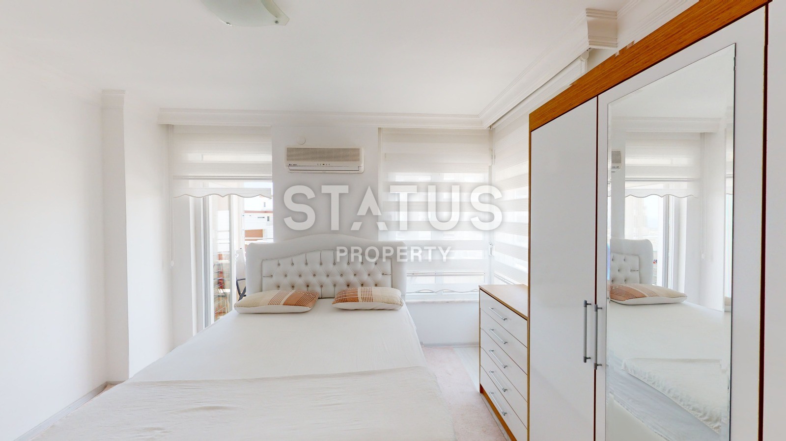 Excellent three-room apartment with a sea view! Avsallar. фото 28