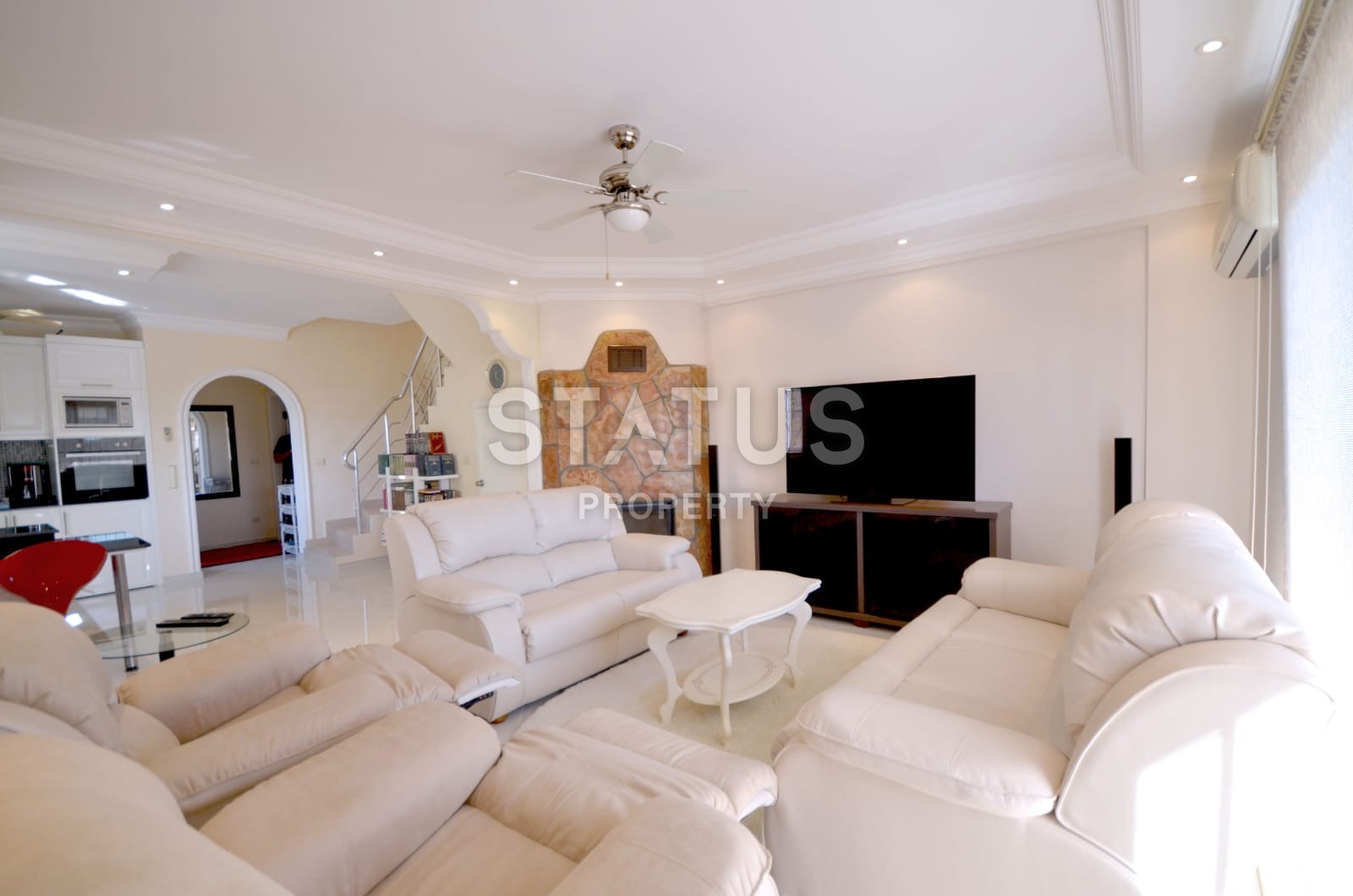 Three-storey furnished villa with private sauna and swimming pool! Avsallar. фото 15