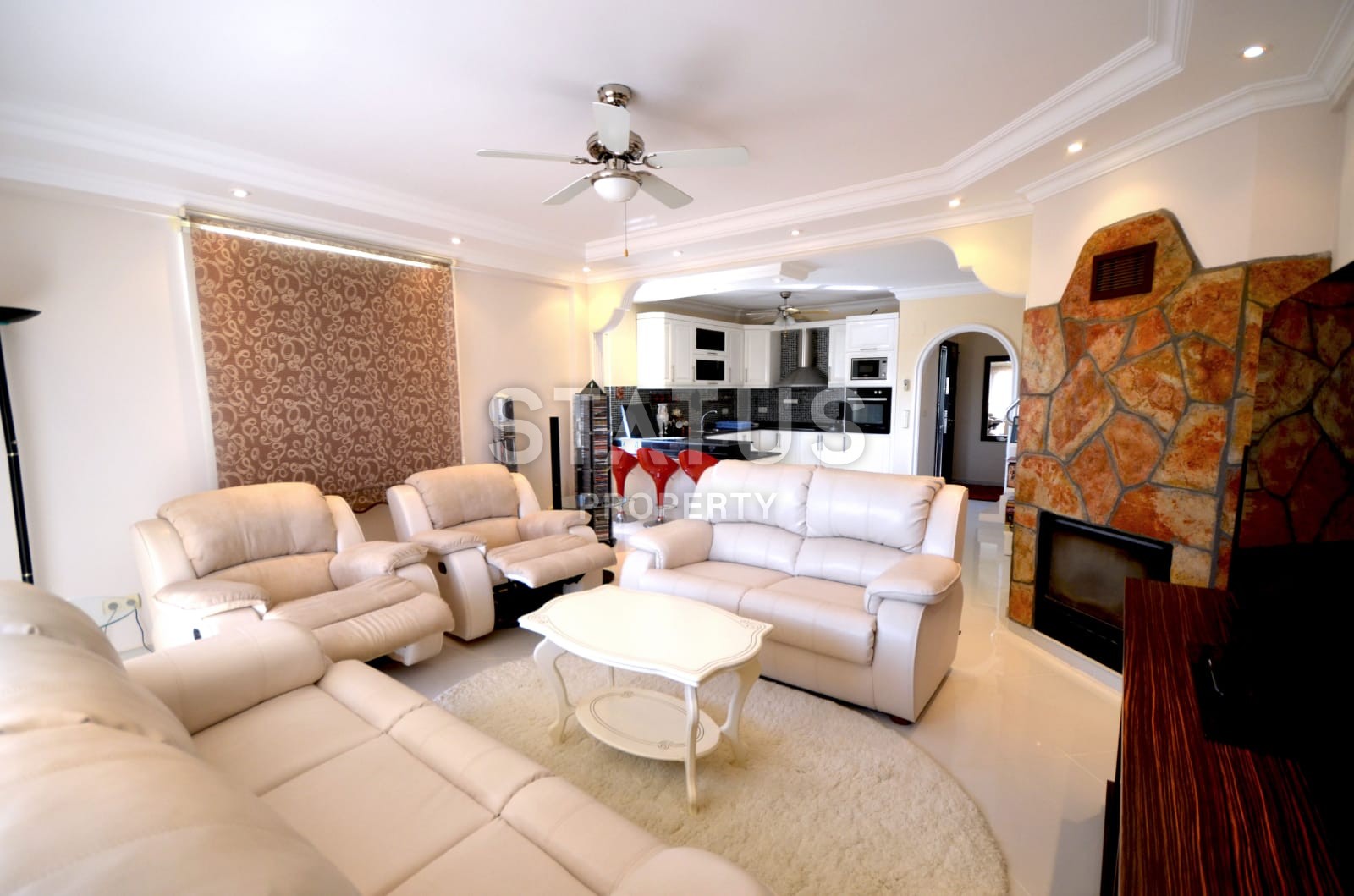 Three-storey furnished villa with private sauna and swimming pool! Avsallar. фото 16