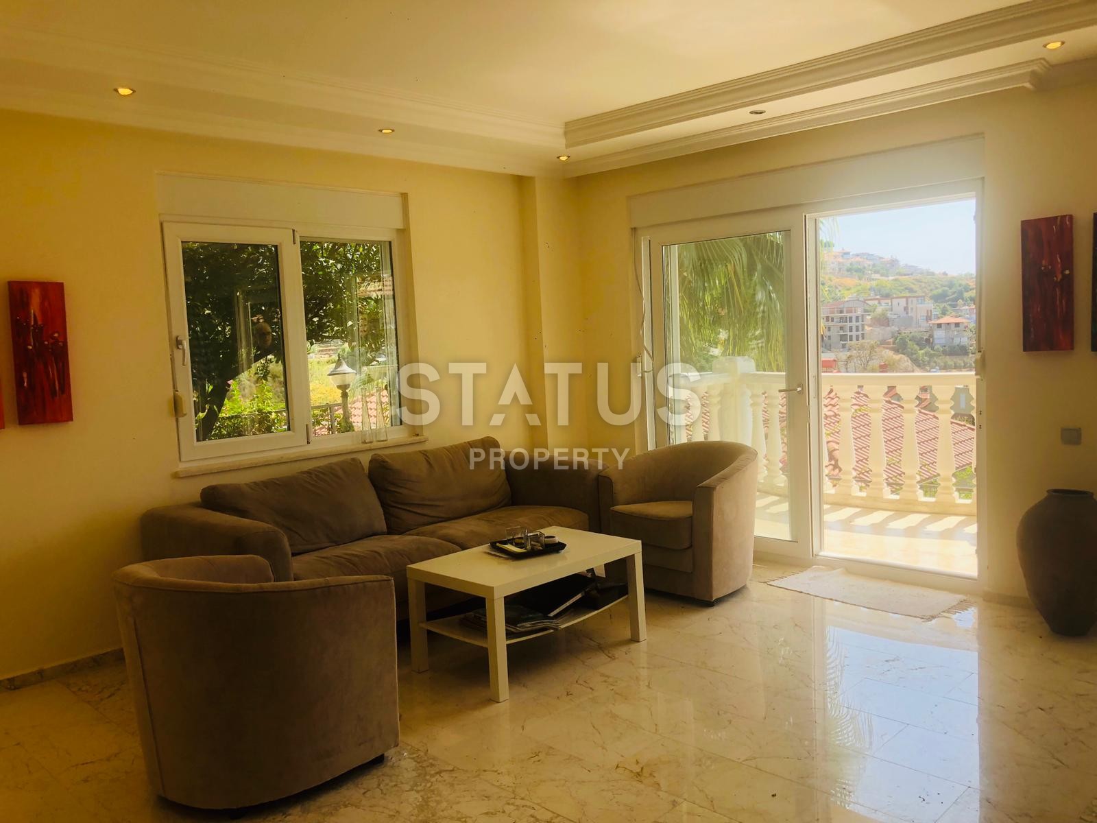 Villa 3+1 with beautiful views in Alanya, 185 sq. m. фото 12