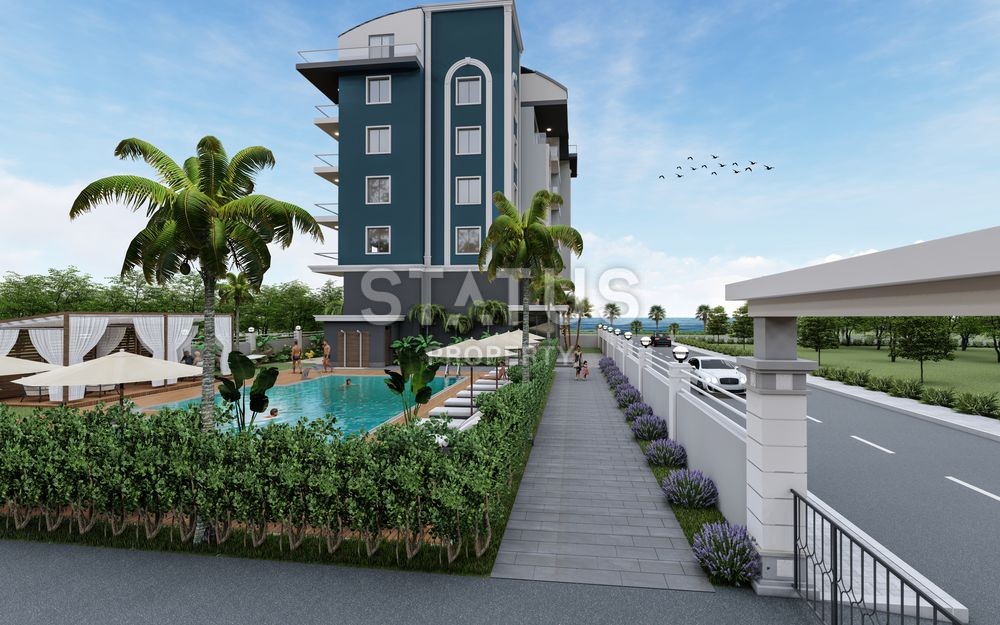 First line project in Kargicak with beautiful sea views. фото 9