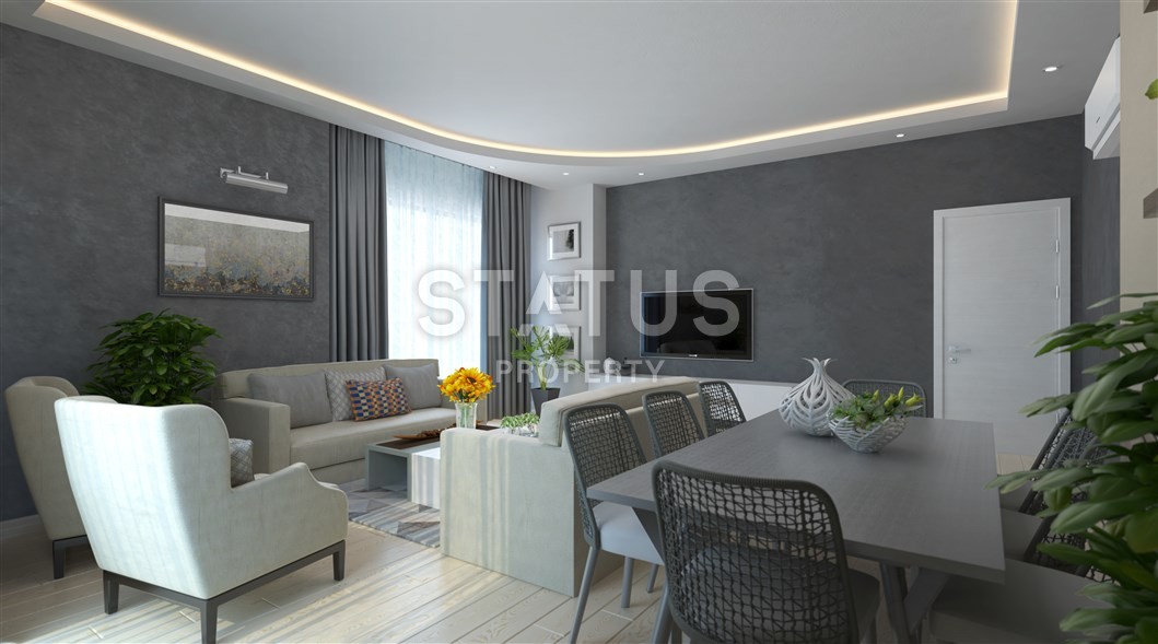 Две квартиры в новом комплексе на завершающей стадии строительства от собственника в Махмутларе. Хорошая цена! фото 3