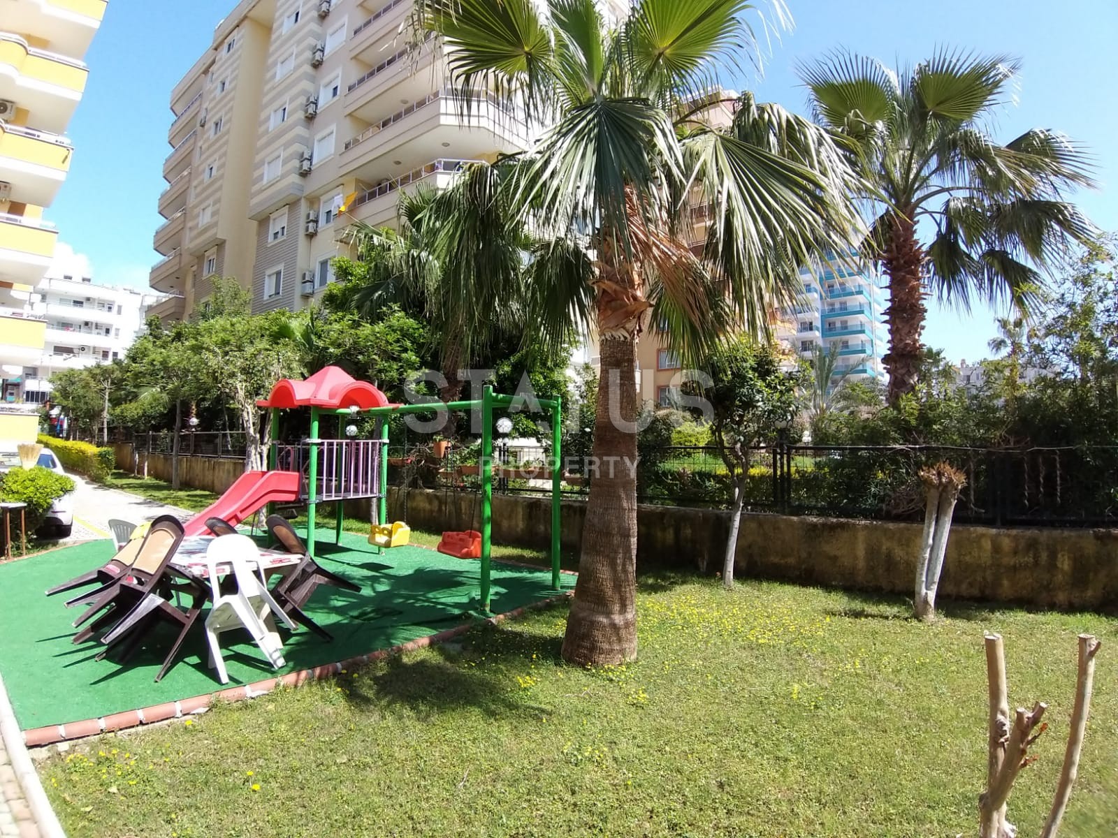 Бюджетная квартира в комплексе с бассейном в районе Махмутлрар. фото 8