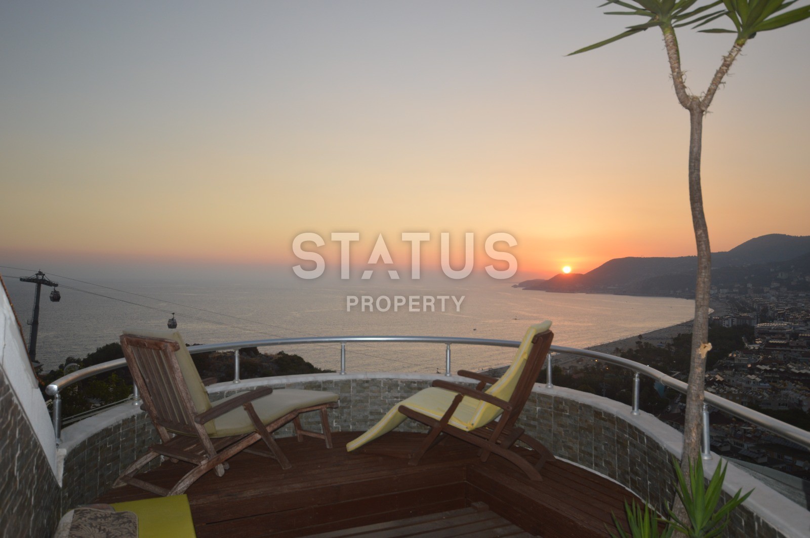 Шикарная меблированная вилла 5+2 с видом на крепость Кале и море фото 9