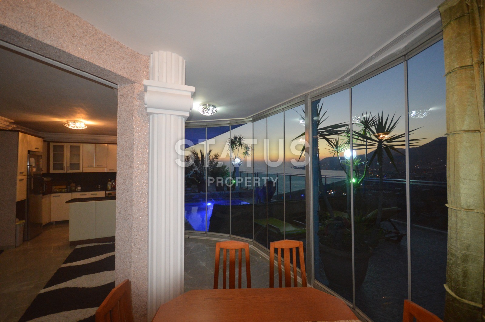 Шикарная меблированная вилла 5+2 с видом на крепость Кале и море фото 28