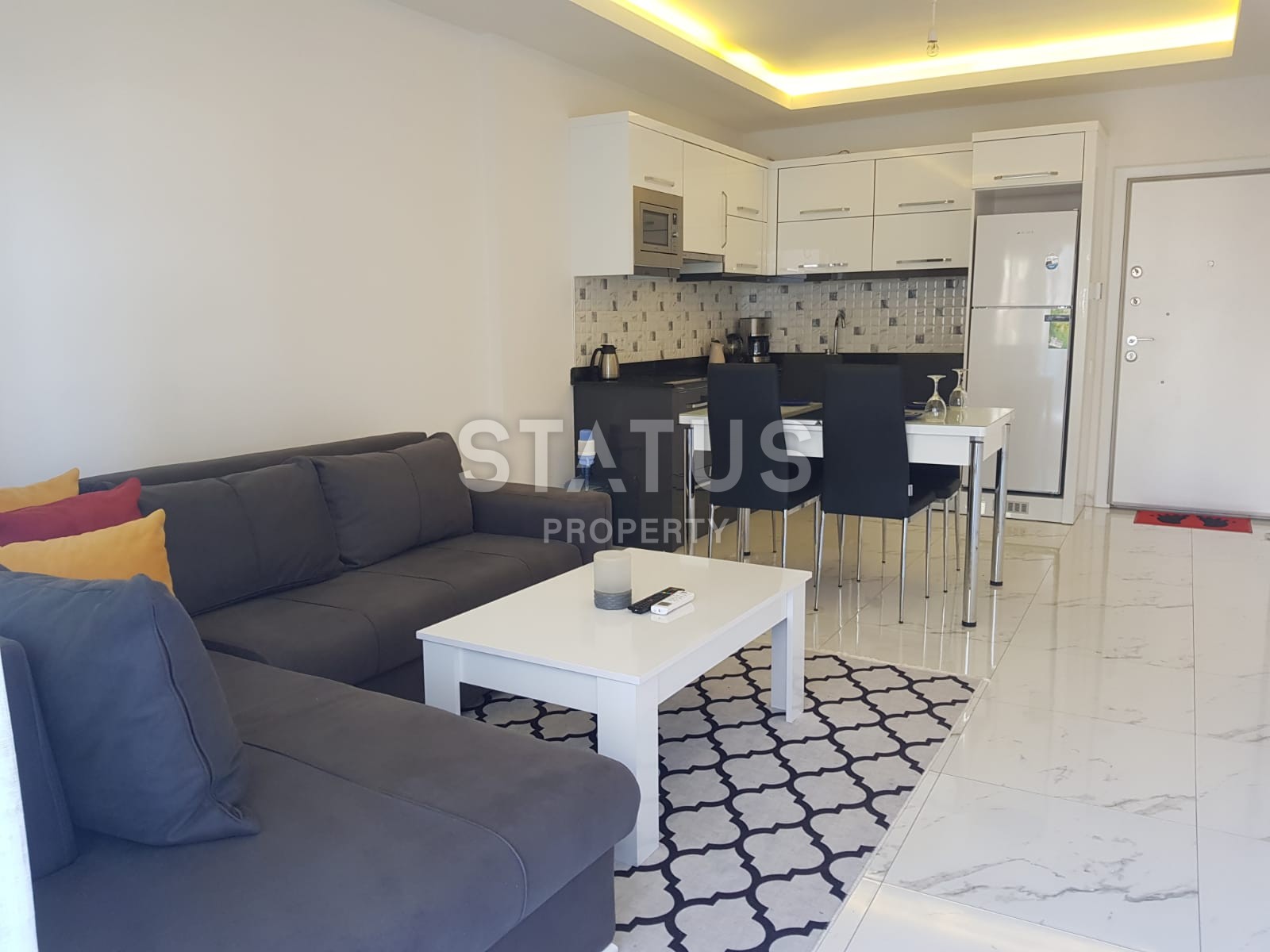 Меблированная двухкомнатная квартира в Махмутларе фото 12