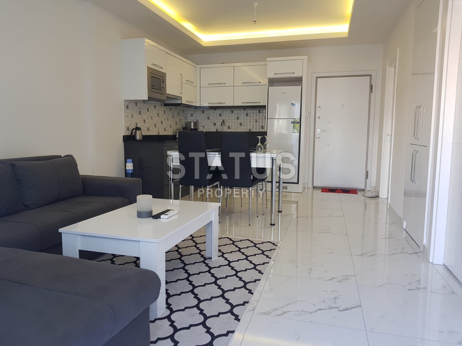 Меблированная двухкомнатная квартира в Махмутларе фото 13