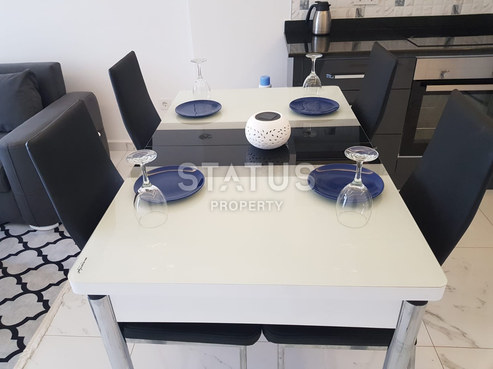 Меблированная двухкомнатная квартира в Махмутларе фото 16