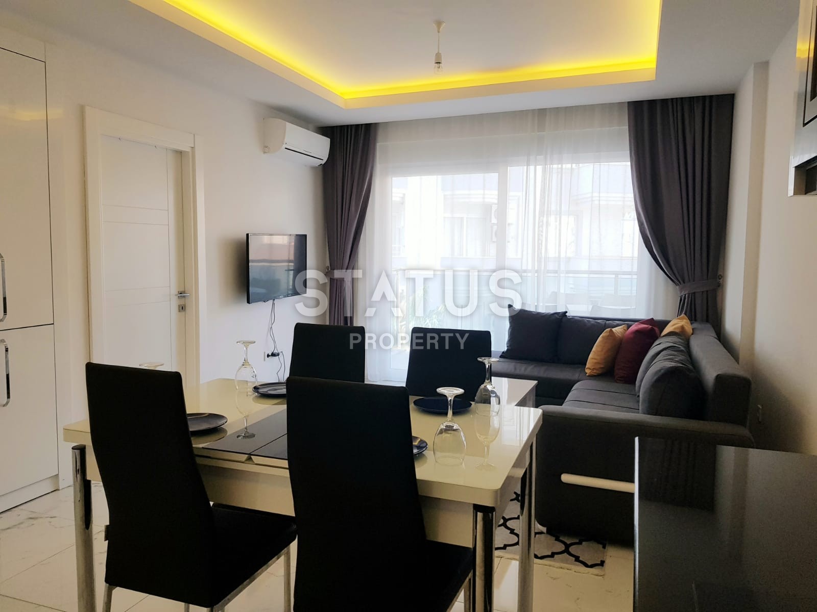 Меблированная двухкомнатная квартира в Махмутларе фото 17