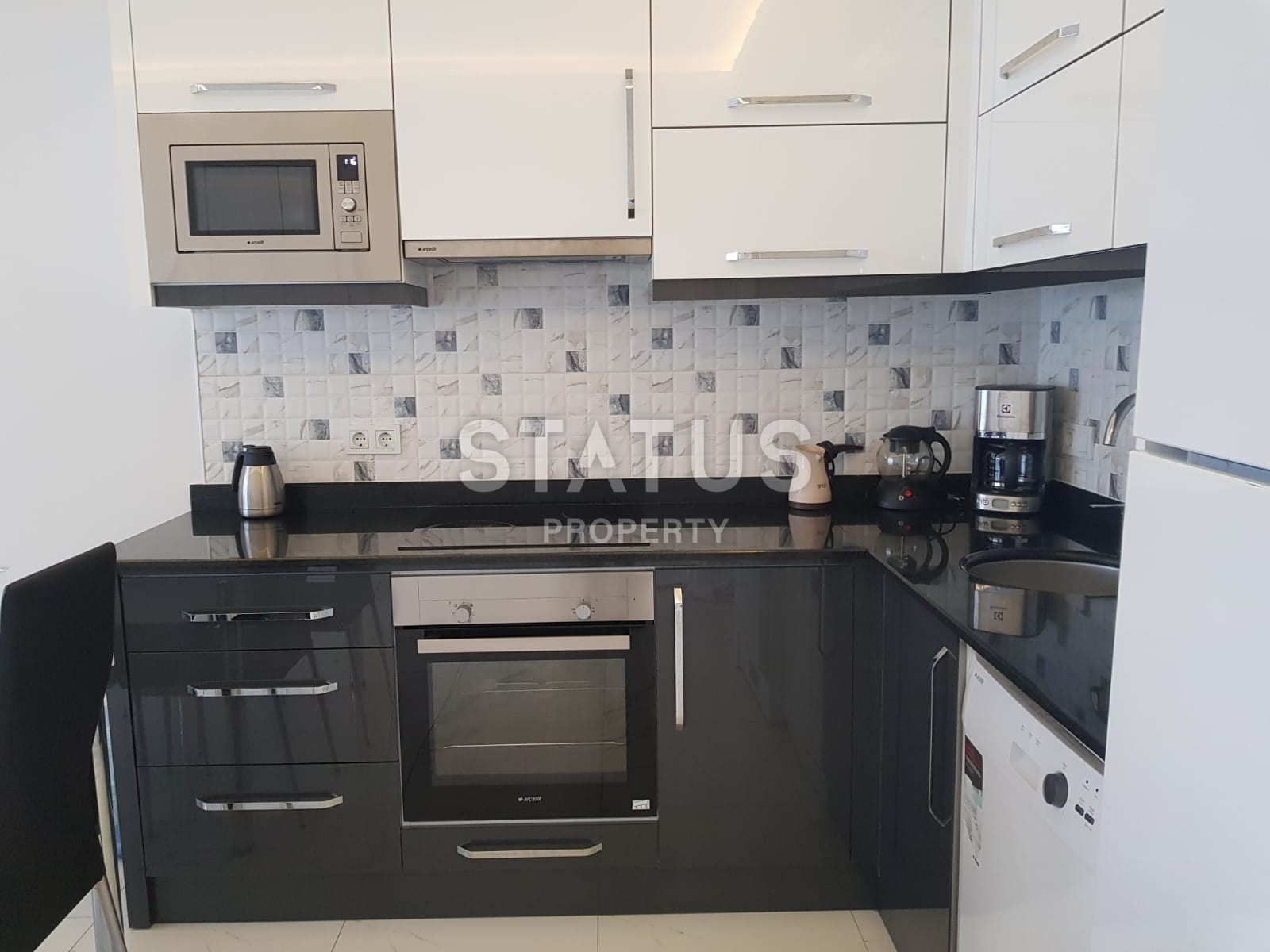 Меблированная двухкомнатная квартира в Махмутларе фото 18