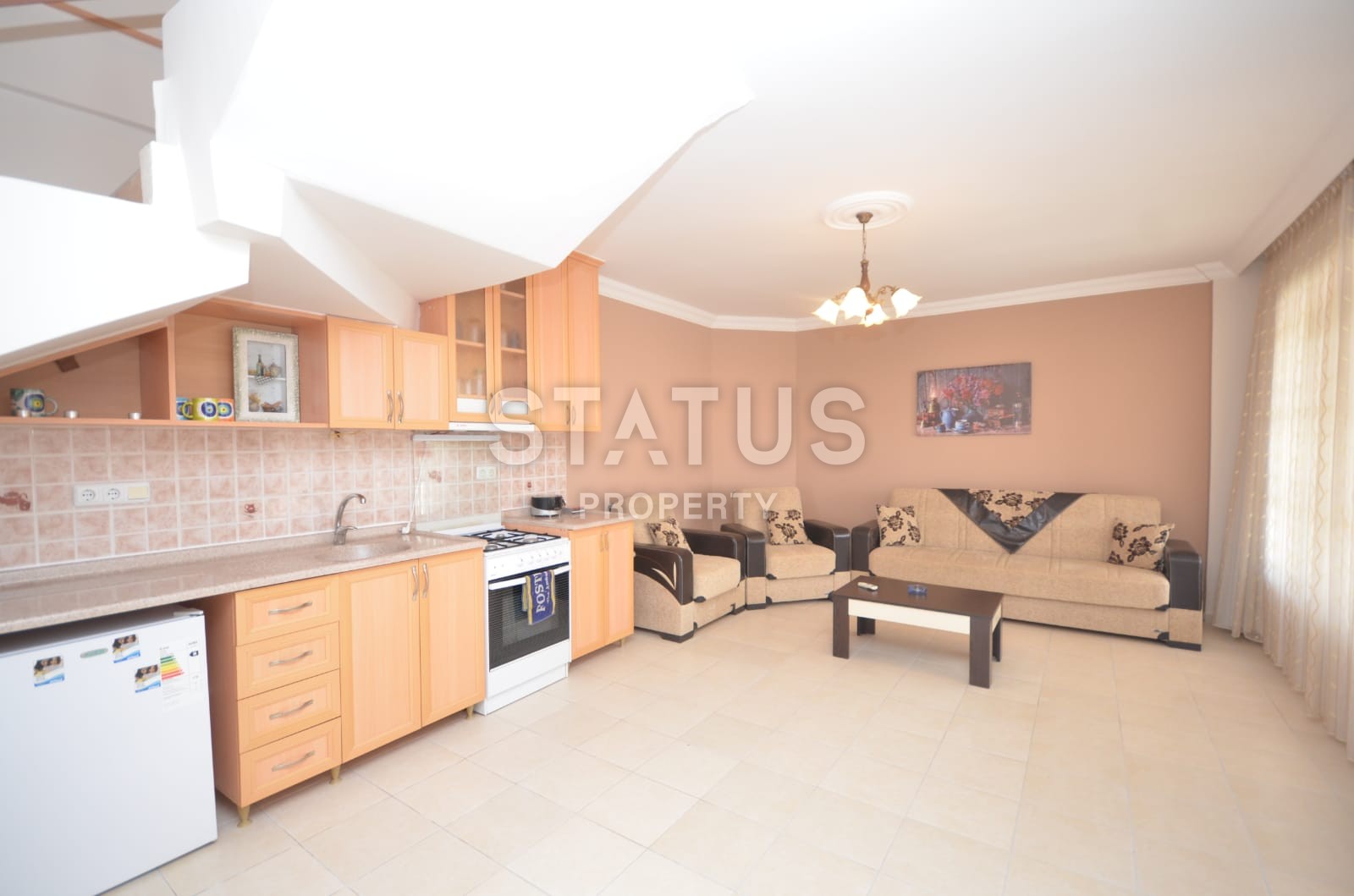 Апарт – вилла 2+1 с мебелью на первой береговой линии в Демирташе фото 6