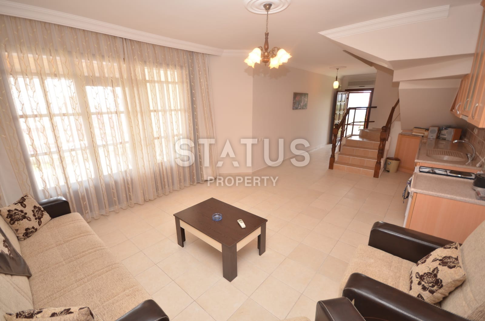 Апарт – вилла 2+1 с мебелью на первой береговой линии в Демирташе фото 13