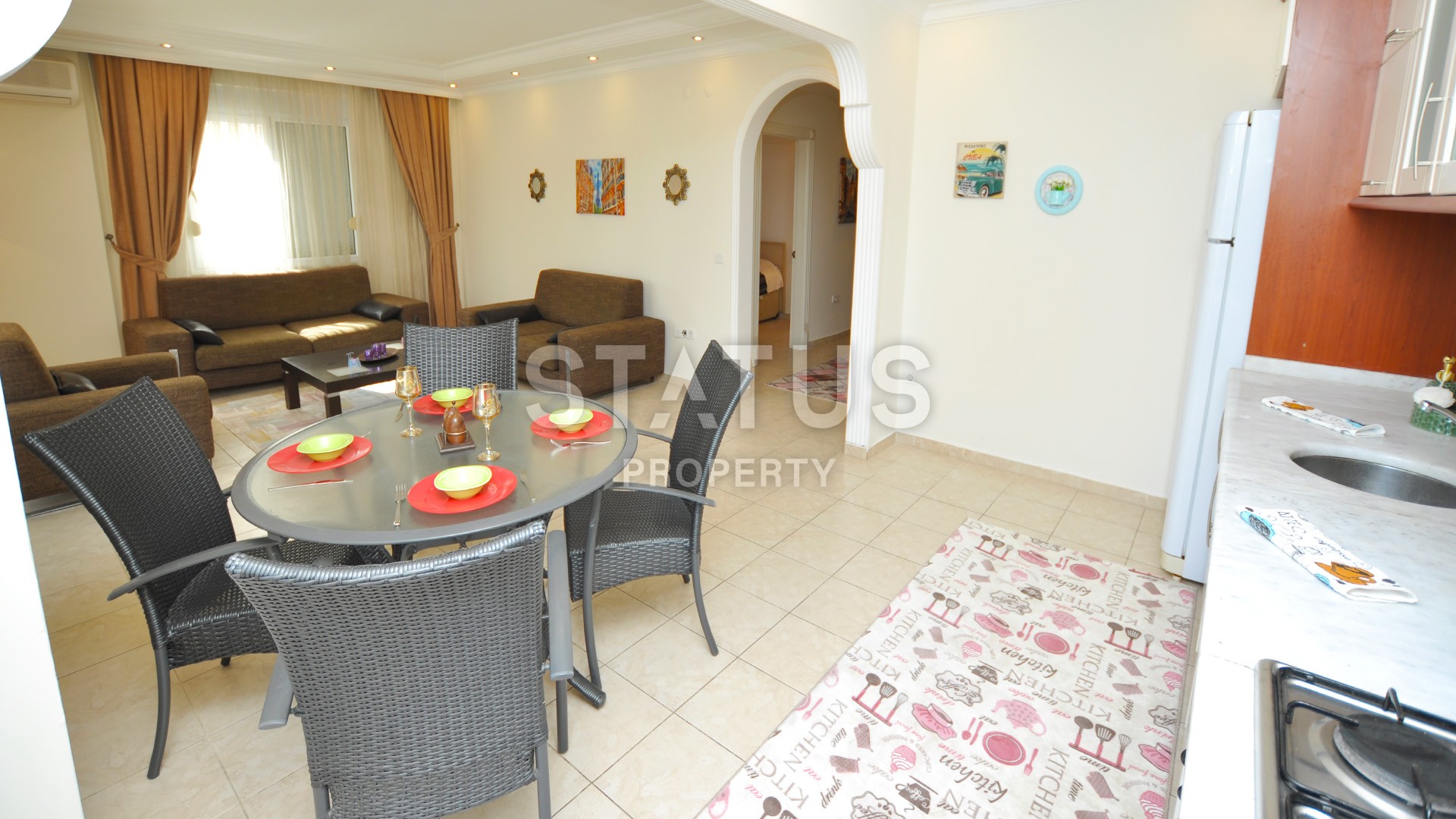 Уютные меблированные апартаменты в центре района Махмутлар фото 17