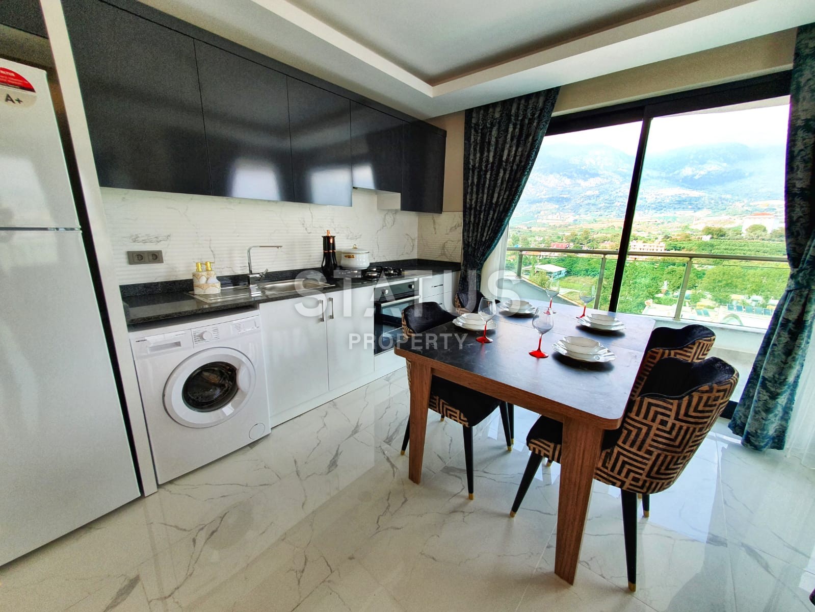 Новая двухкомнатная квартира с мебелью в Махмутларе фото 10