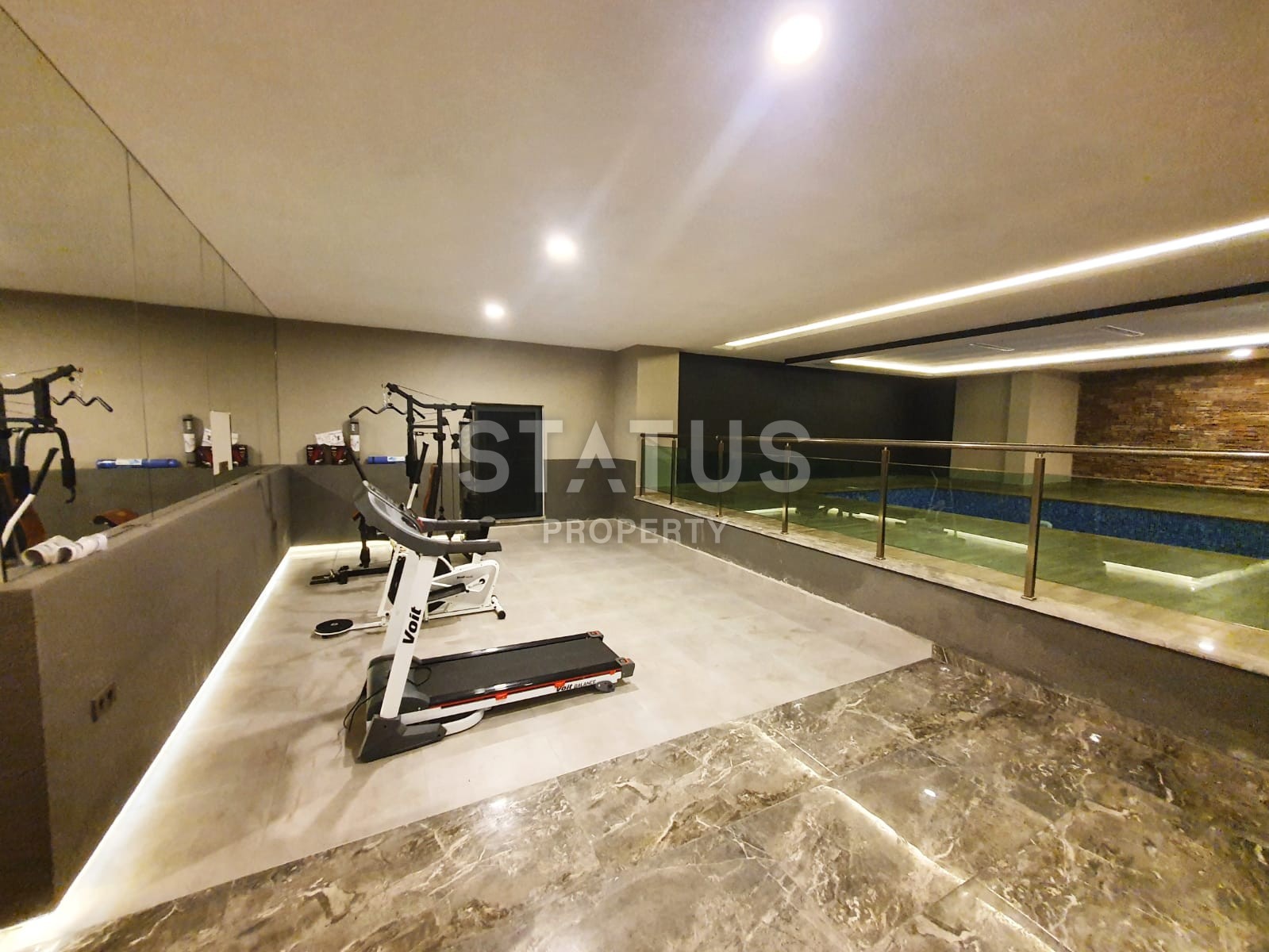 Новая двухкомнатная квартира с мебелью в Махмутларе фото 14