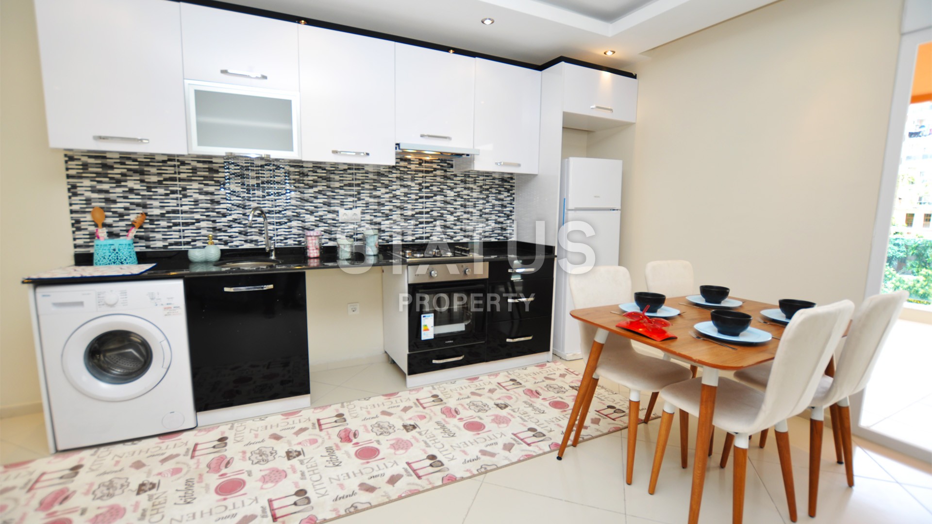 Большая меблированная квартира в новом комплексе в районе Тосмур фото 4