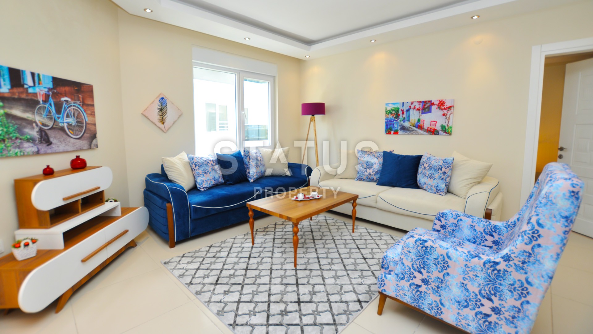 Большая меблированная квартира в новом комплексе в районе Тосмур фото 6