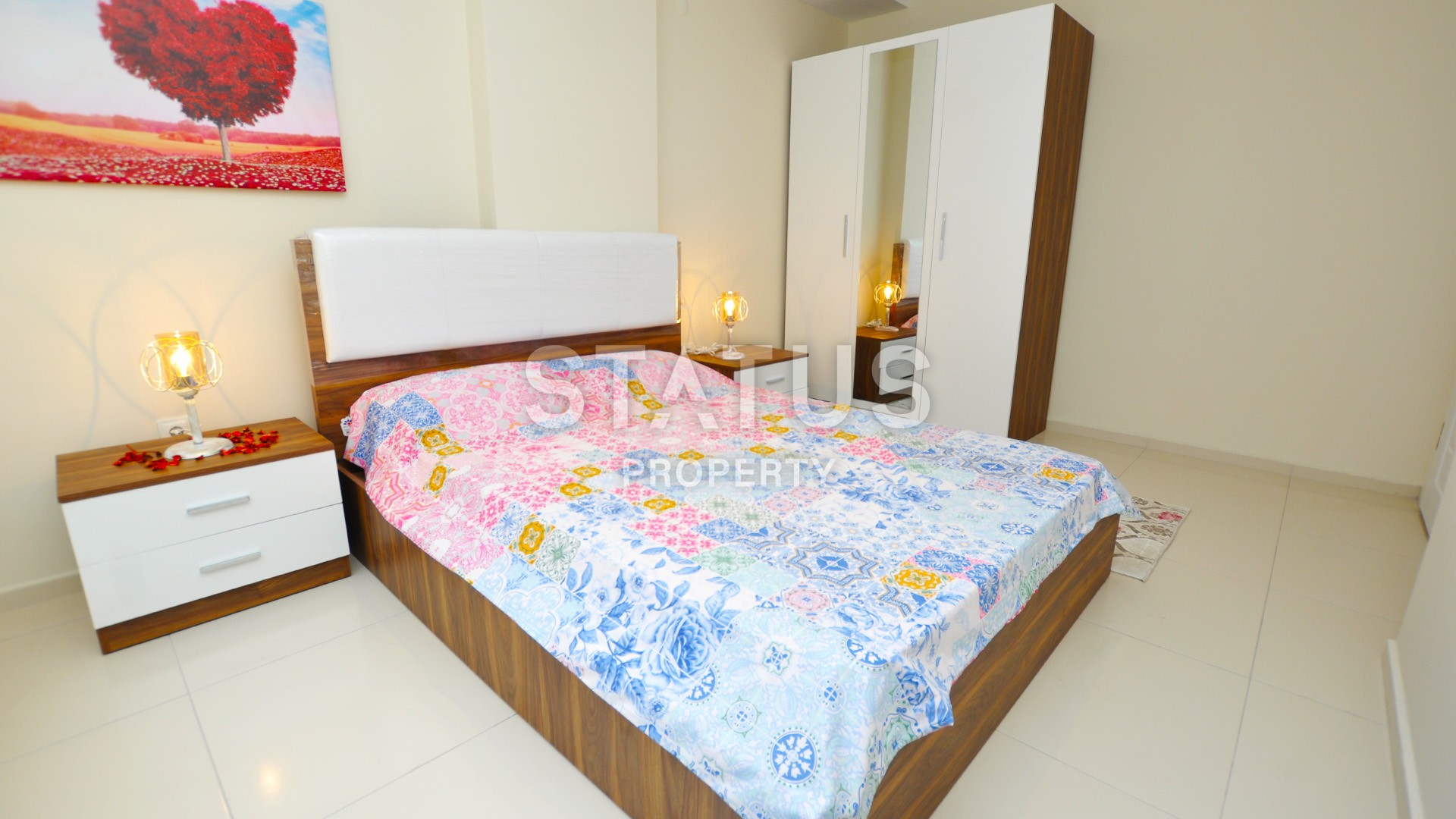 Большая меблированная квартира в новом комплексе в районе Тосмур фото 8