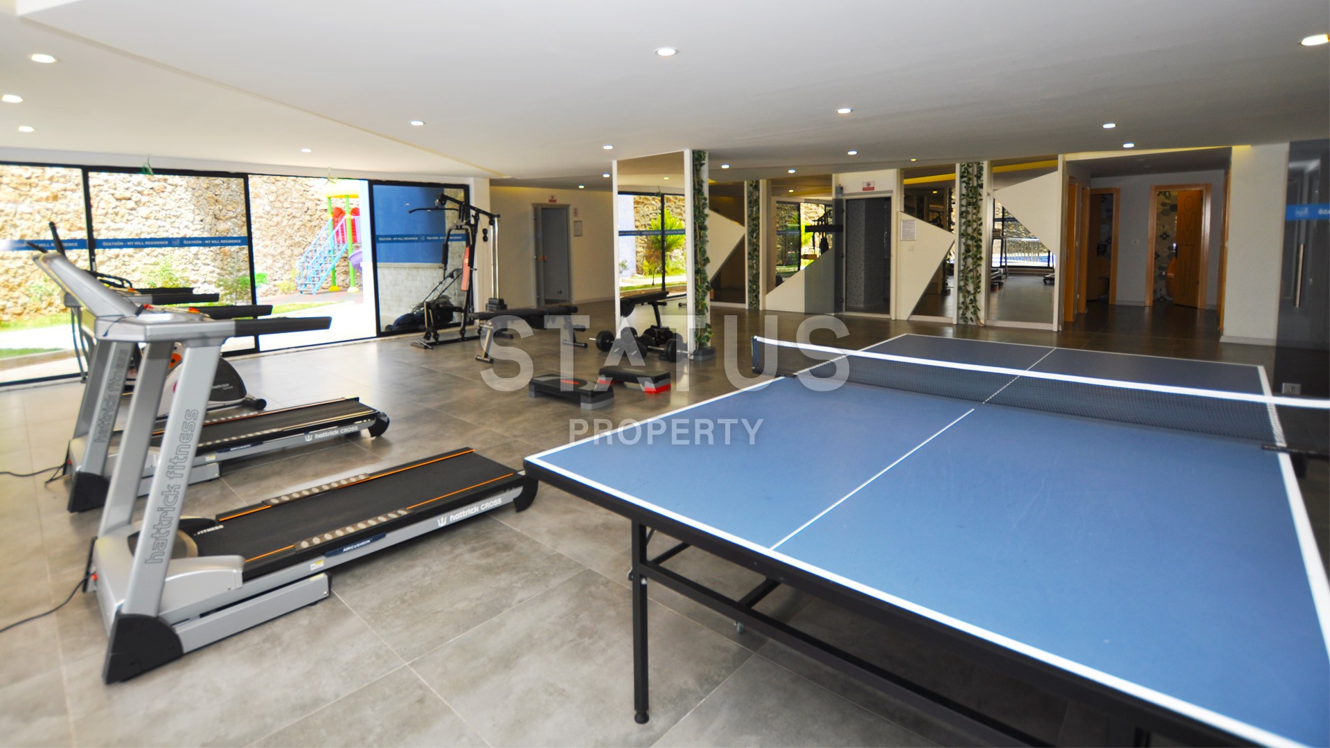 Большая меблированная квартира в новом комплексе в районе Тосмур фото 12