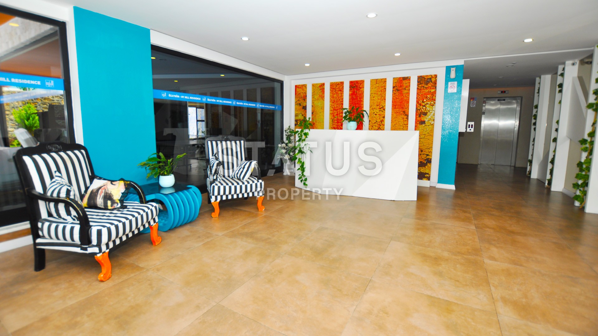 Большая меблированная квартира в новом комплексе в районе Тосмур фото 13