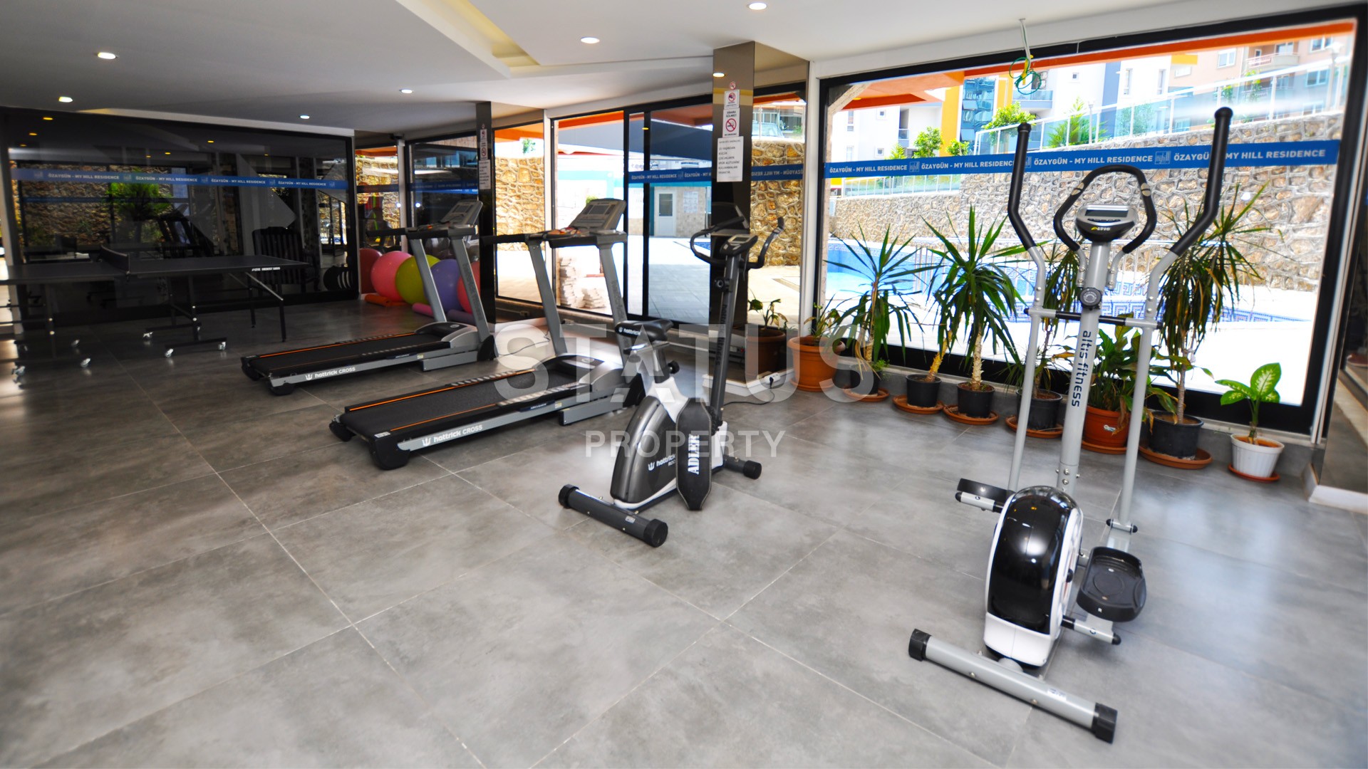 Большая меблированная квартира в новом комплексе в районе Тосмур фото 15