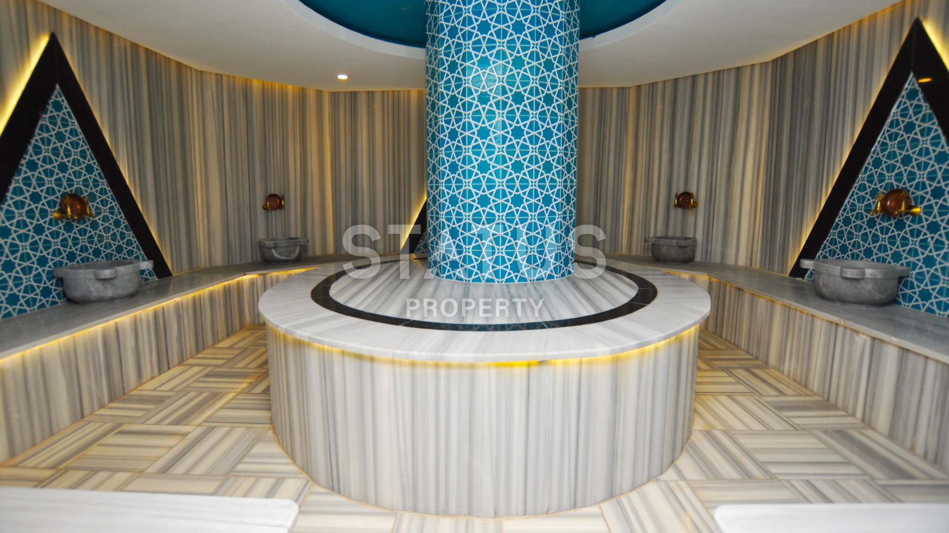 Большая меблированная квартира в новом комплексе в районе Тосмур фото 16