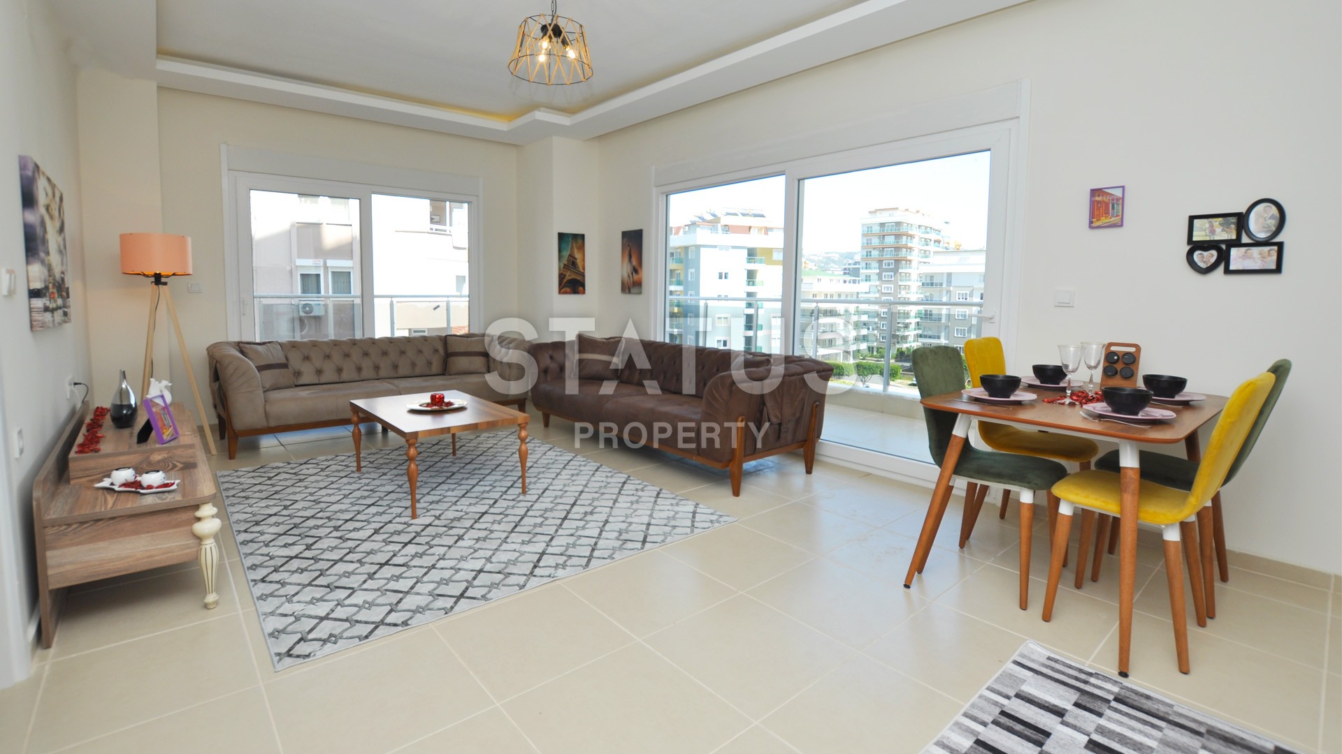 Большая квартира планировки 1+1 в новом комплексе с мебелью. Общая площадь 96 кв.м. фото 6