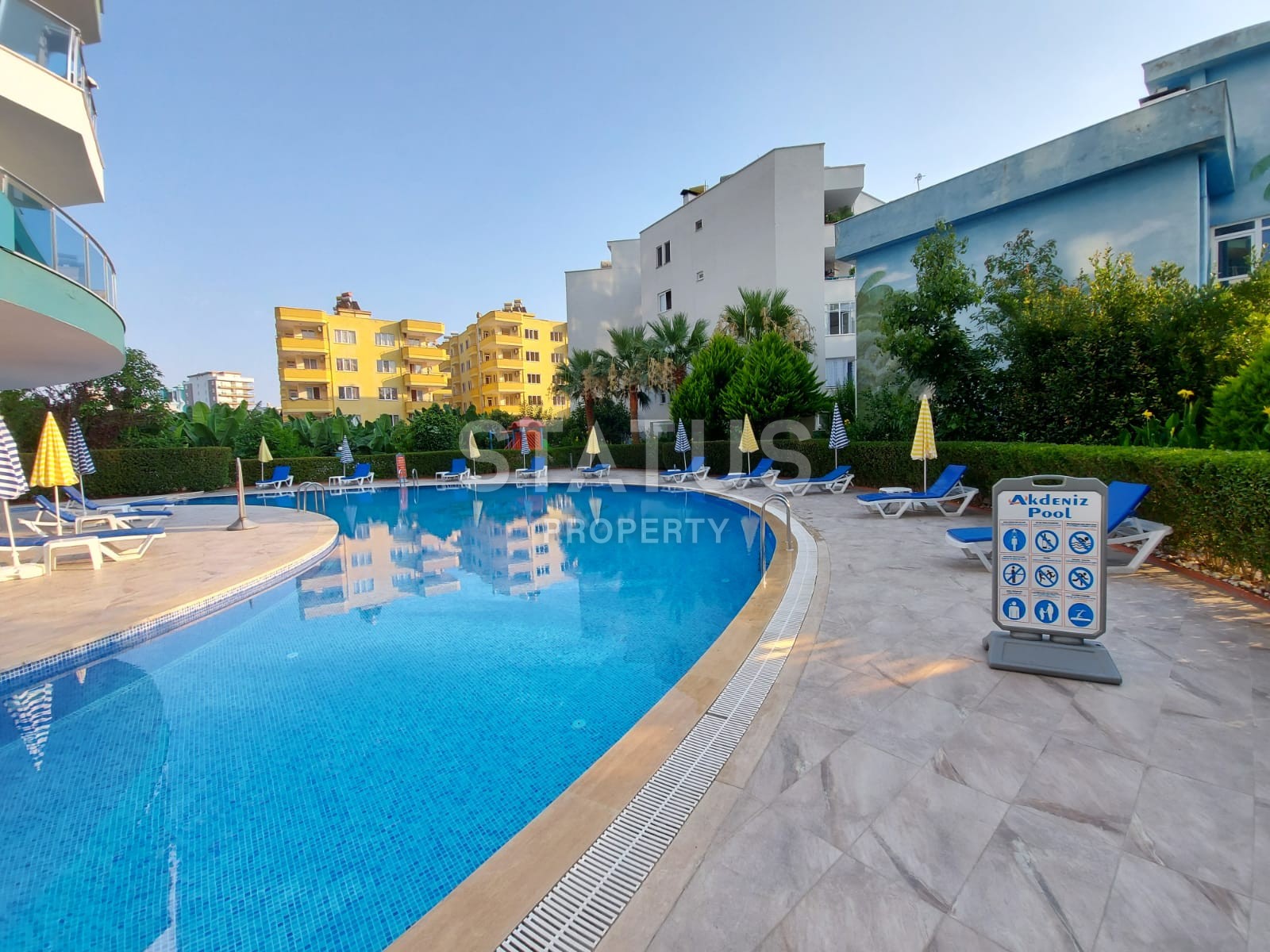 Меблированная двухкомнатная квартира 1+1 в Махмутларе, 65 кв.м. фото 8