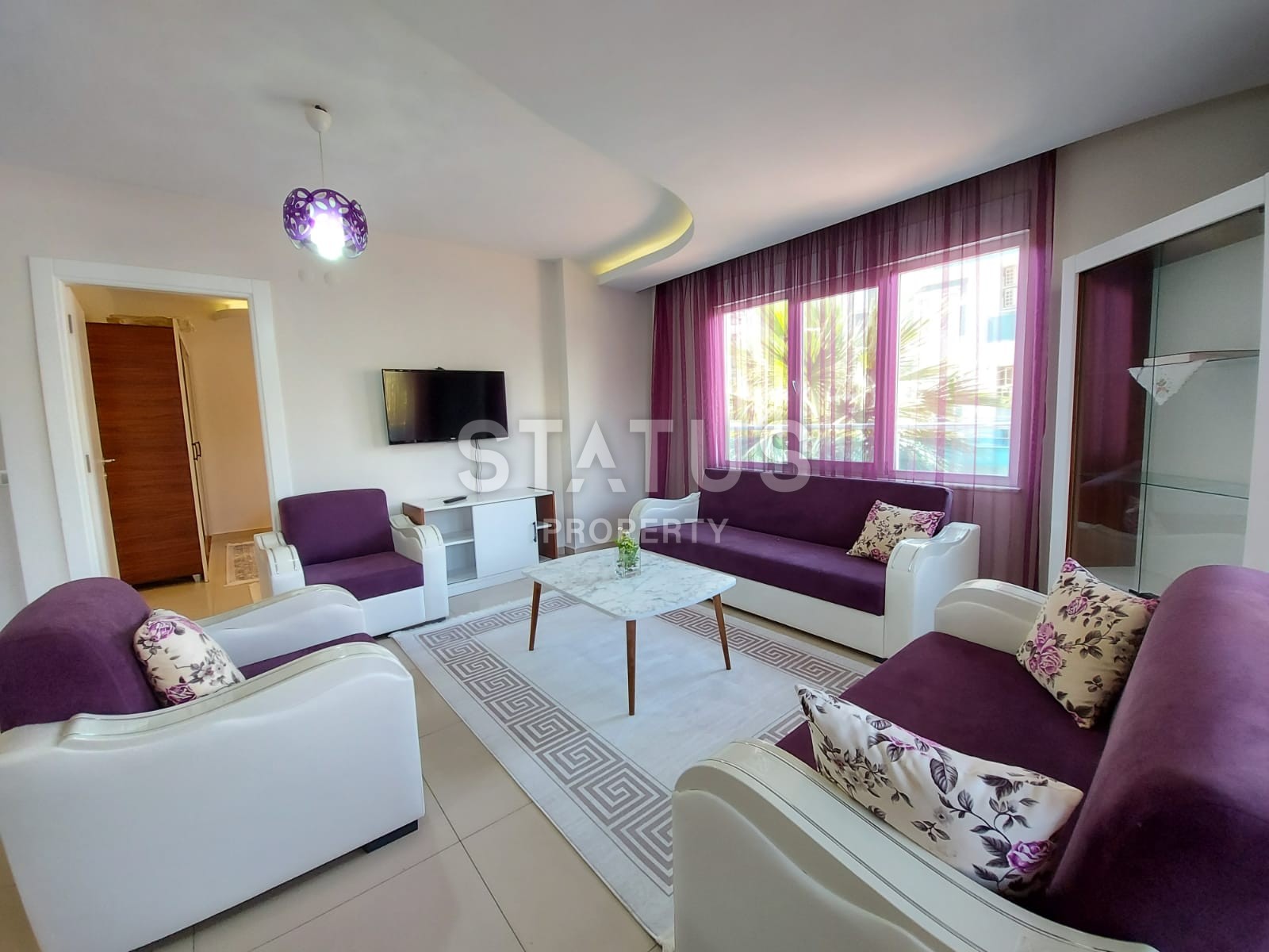 Меблированная двухкомнатная квартира 1+1 в Махмутларе, 65 кв.м. фото 17