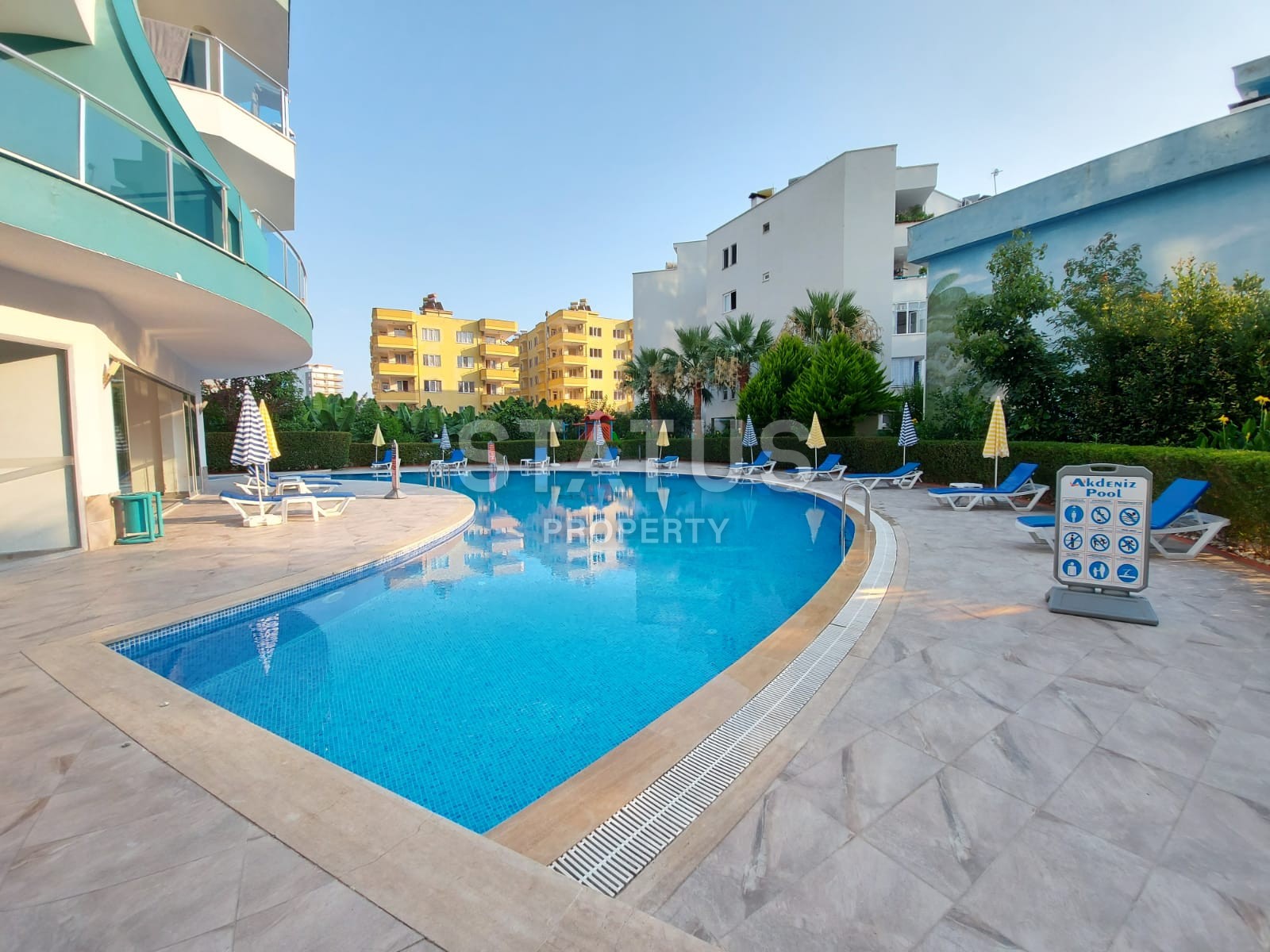 Меблированная двухкомнатная квартира 1+1 в Махмутларе, 65 кв.м. фото 22