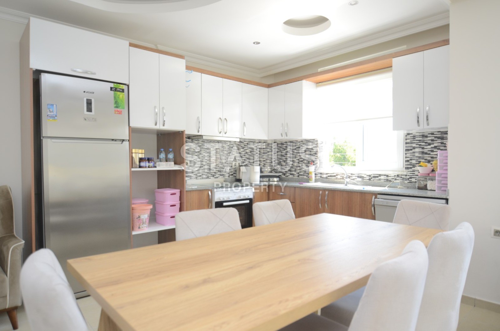 Уютная трехкомнатная квартира в Махмутларе, 110 м2 фото 8