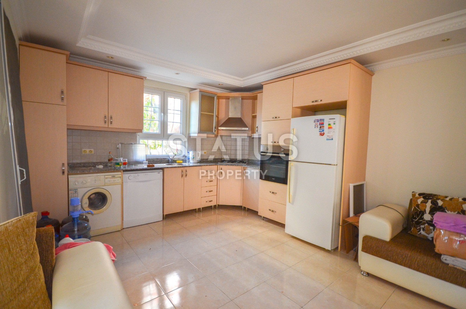 Большая трёхкомнатная квартира в Махмутларе фото 8