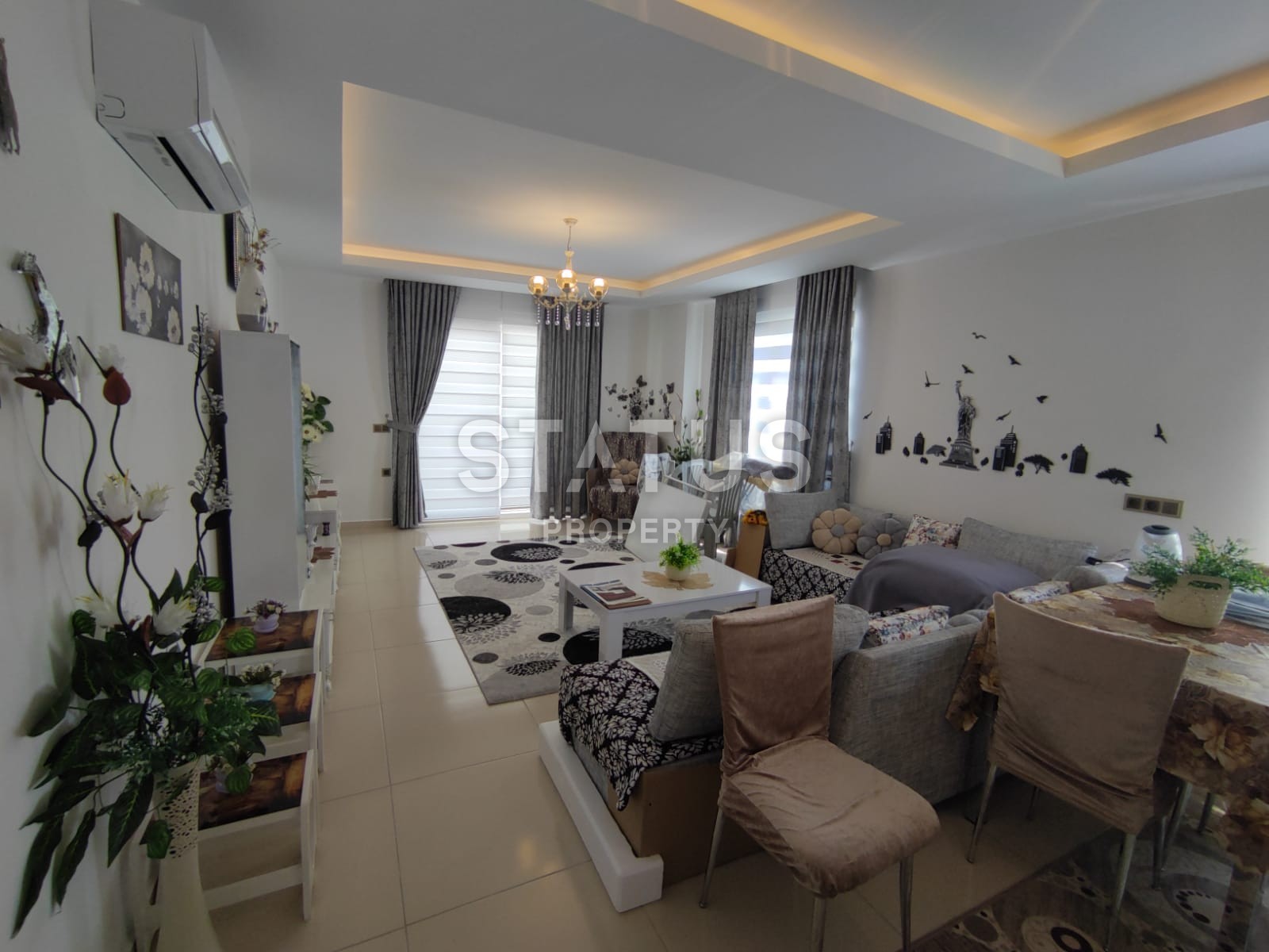 Большая двухкомнатная квартира в комплексе с шикарной инфраструктурой, 76 м2 фото 3