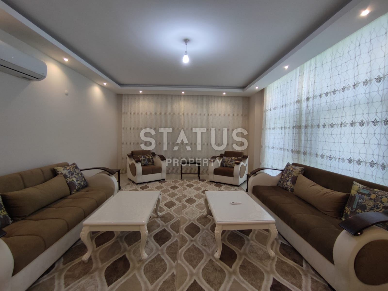 Четырёхкомнатная квартира с мебелью в Махмутларе, 145 кв. м. фото 3